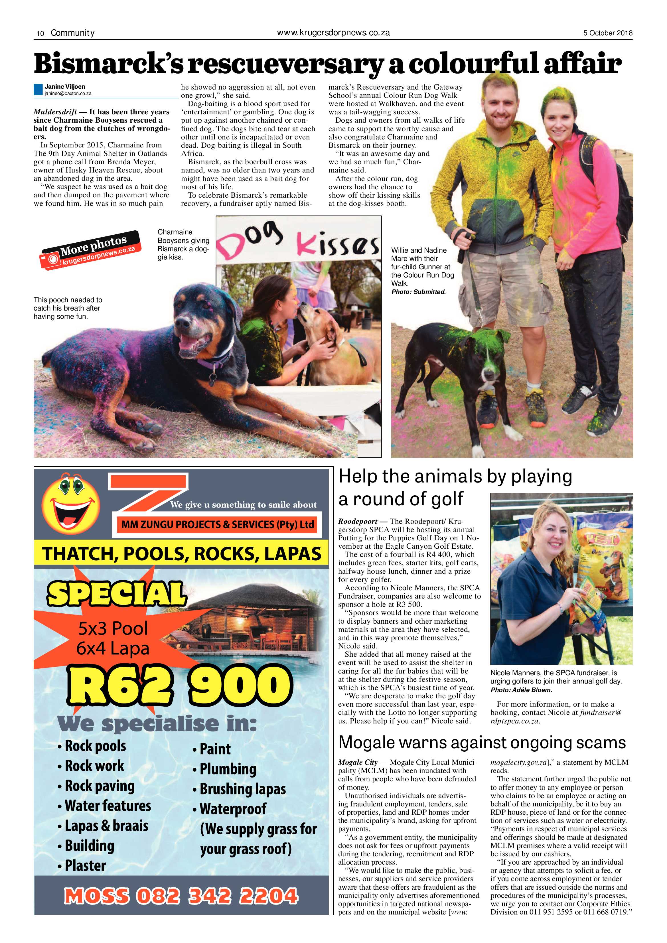 Krugersdorp News 5 October 2018 page 10