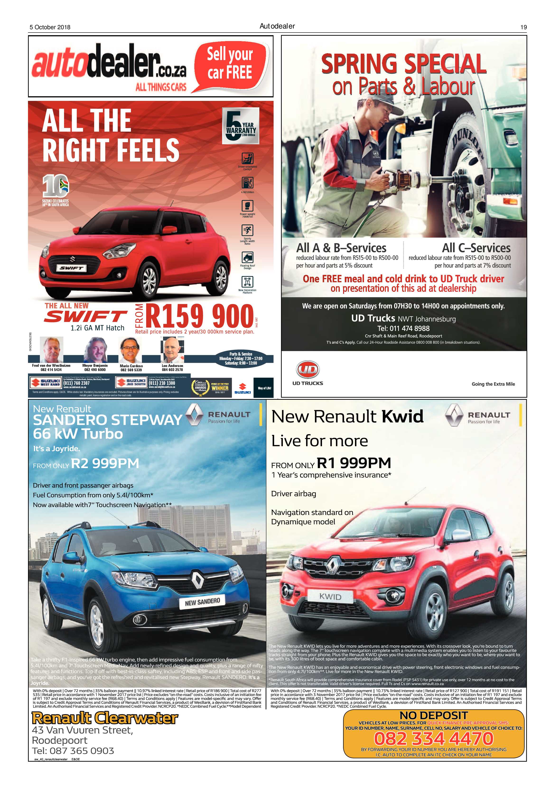 Krugersdorp News 5 October 2018 page 19