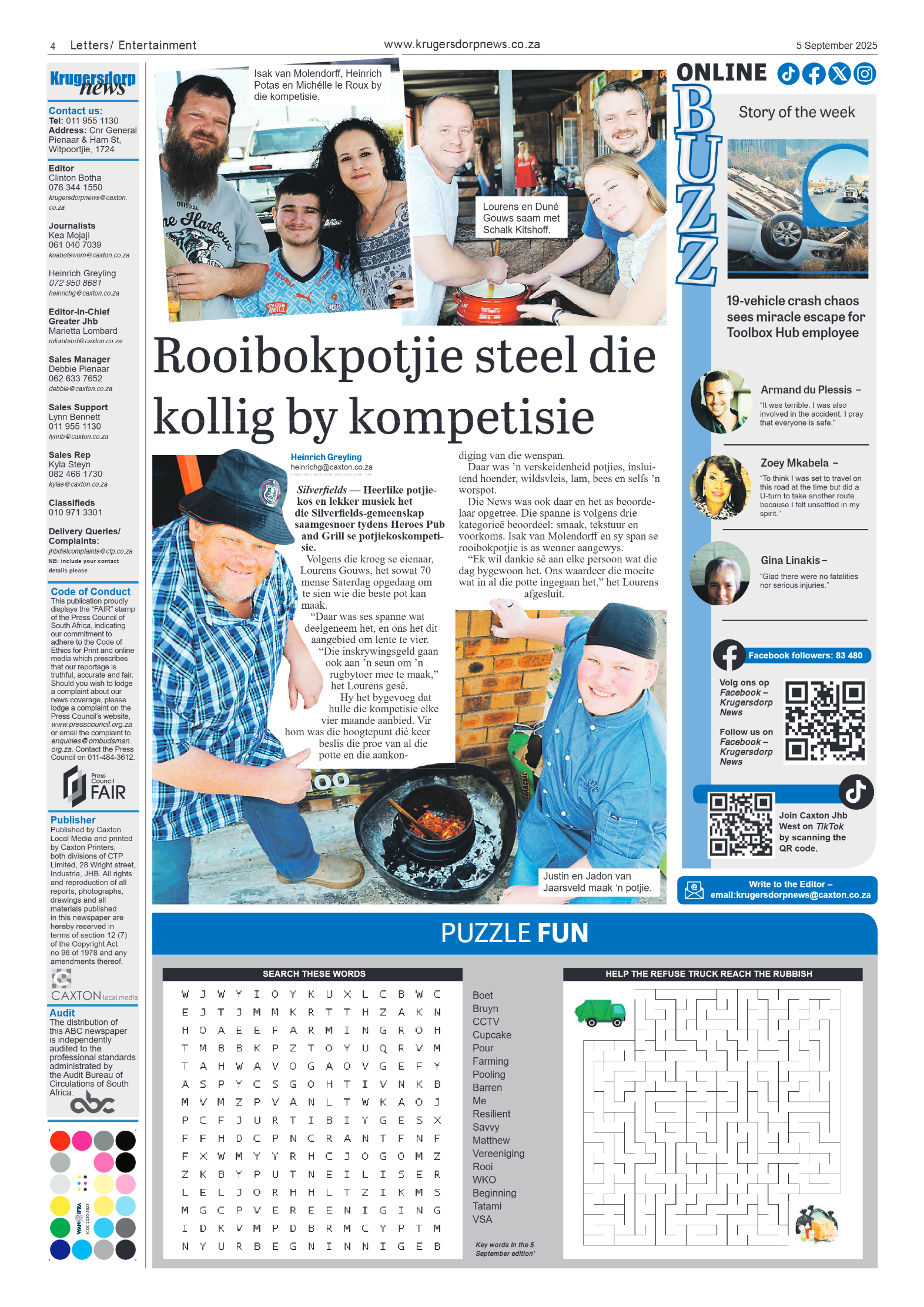 Krugersdorp News 5 September 2025 page 4