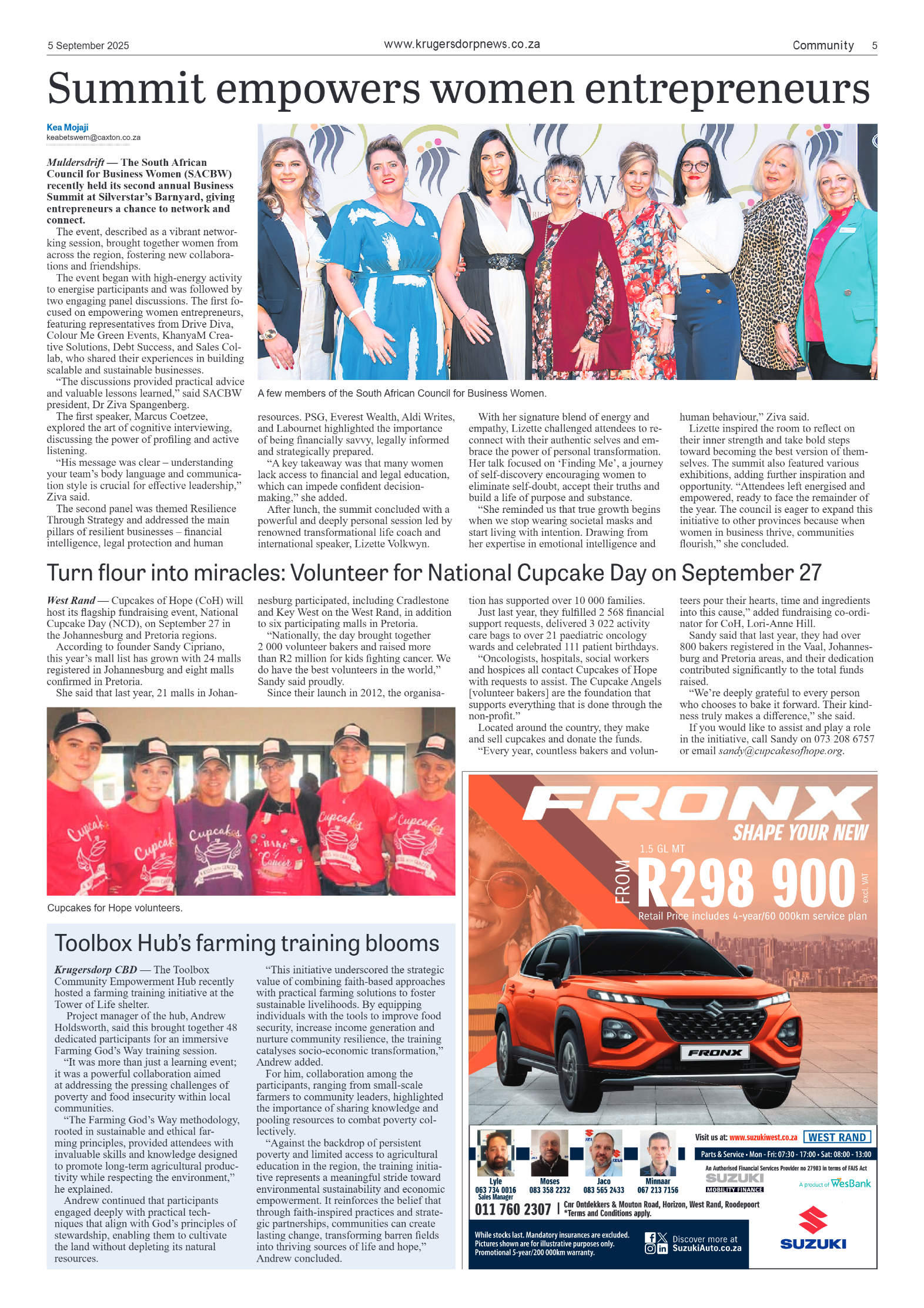 Krugersdorp News 5 September 2025 page 5