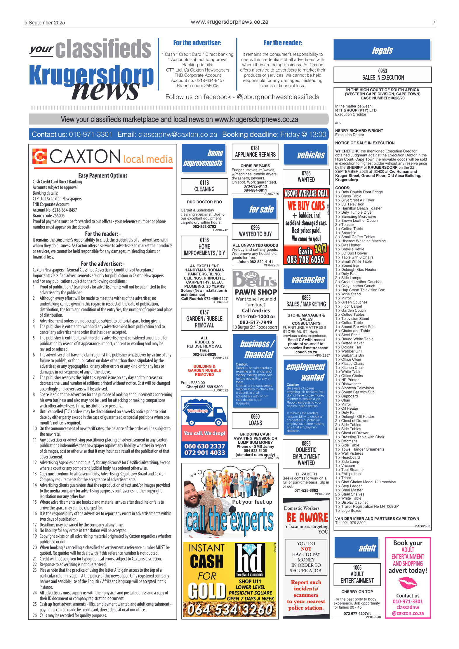 Krugersdorp News 5 September 2025 page 7