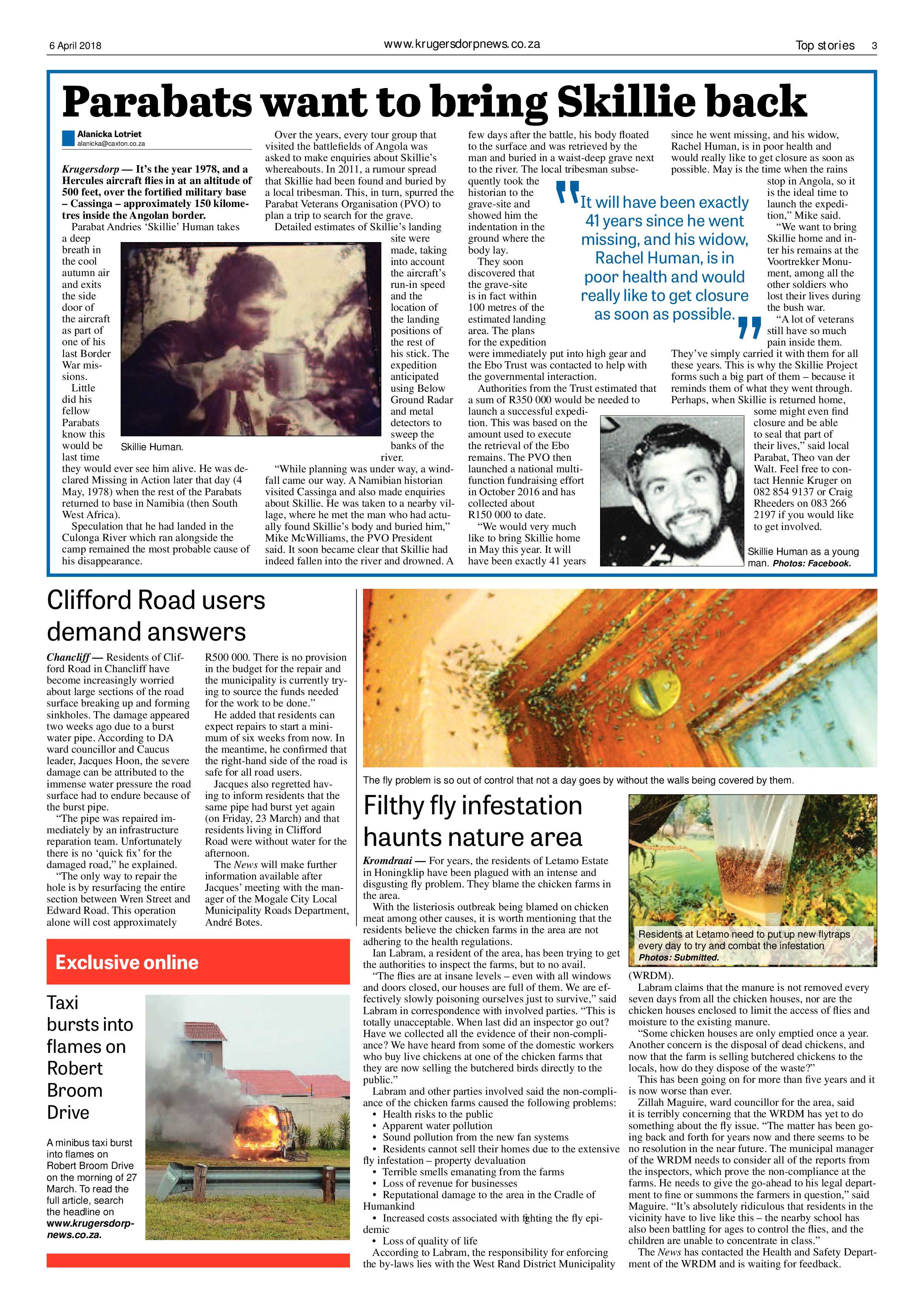 Krugersdorp News 6 April 2018 page 3