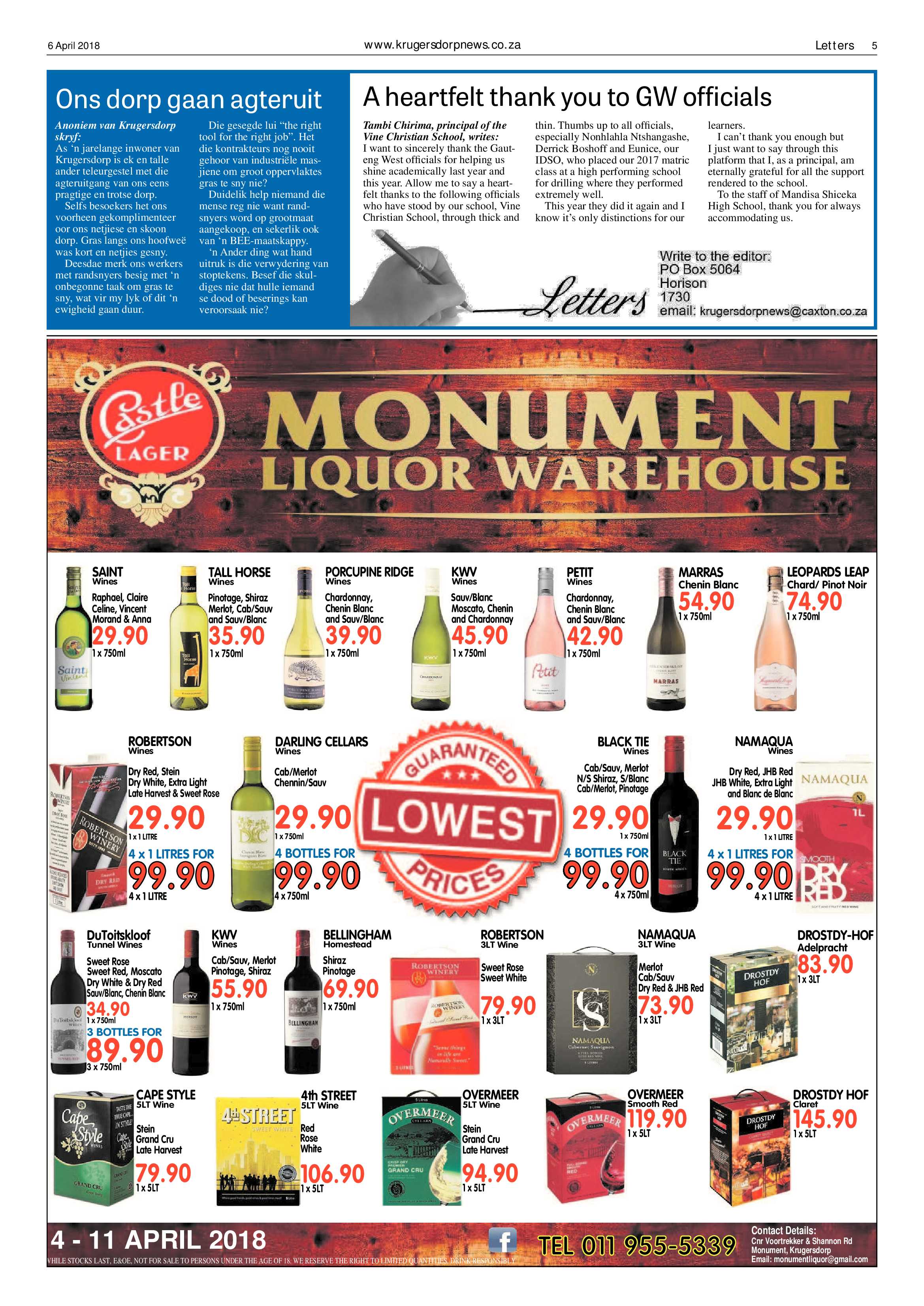 Krugersdorp News 6 April 2018 page 5