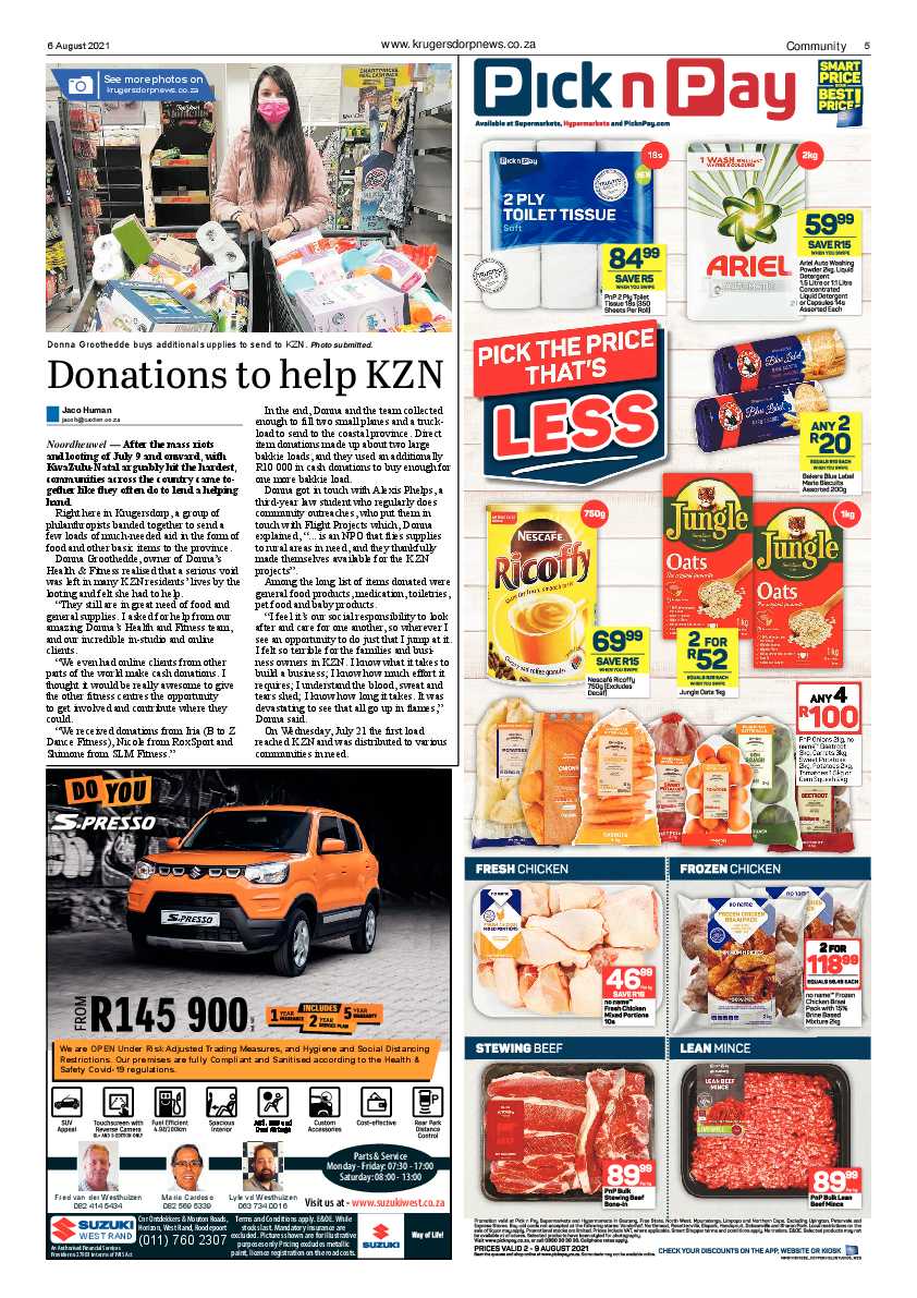 Krugersdorp News 6 August 2021 page 5