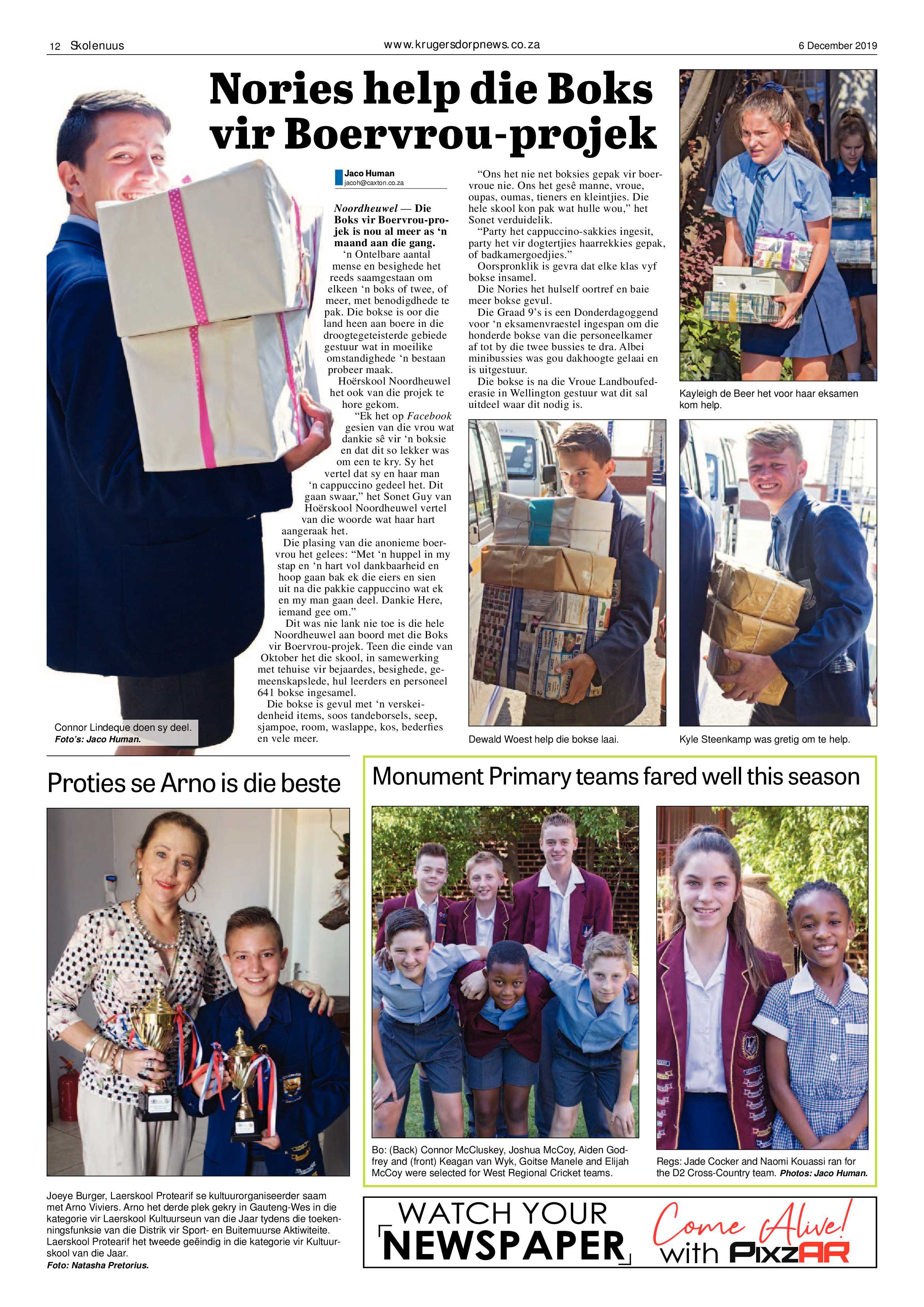 Krugersdorp News 6 December 2019 page 12