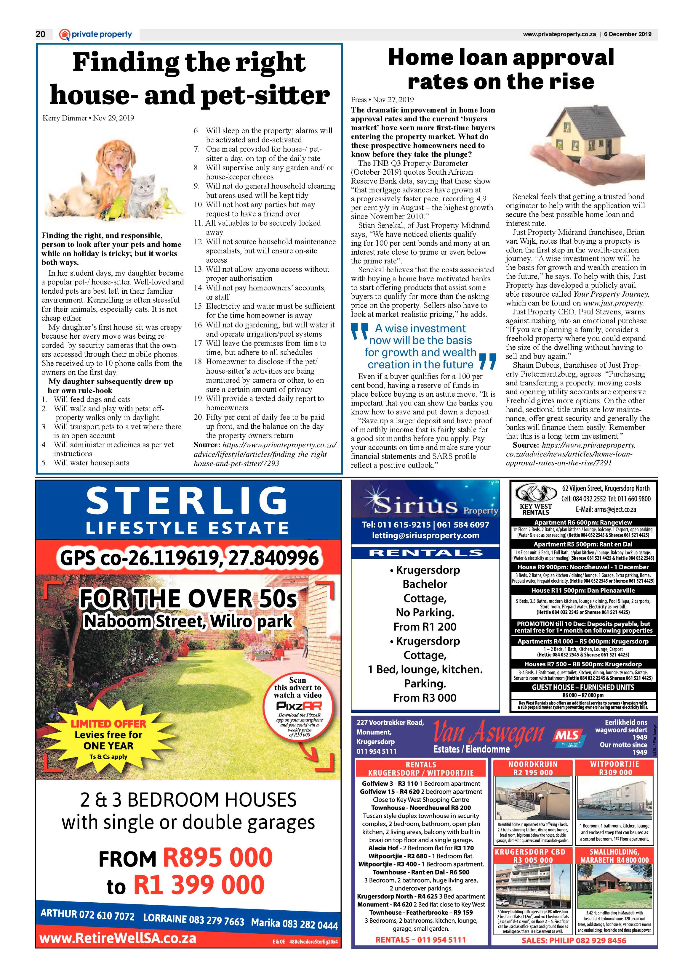 Krugersdorp News 6 December 2019 page 20
