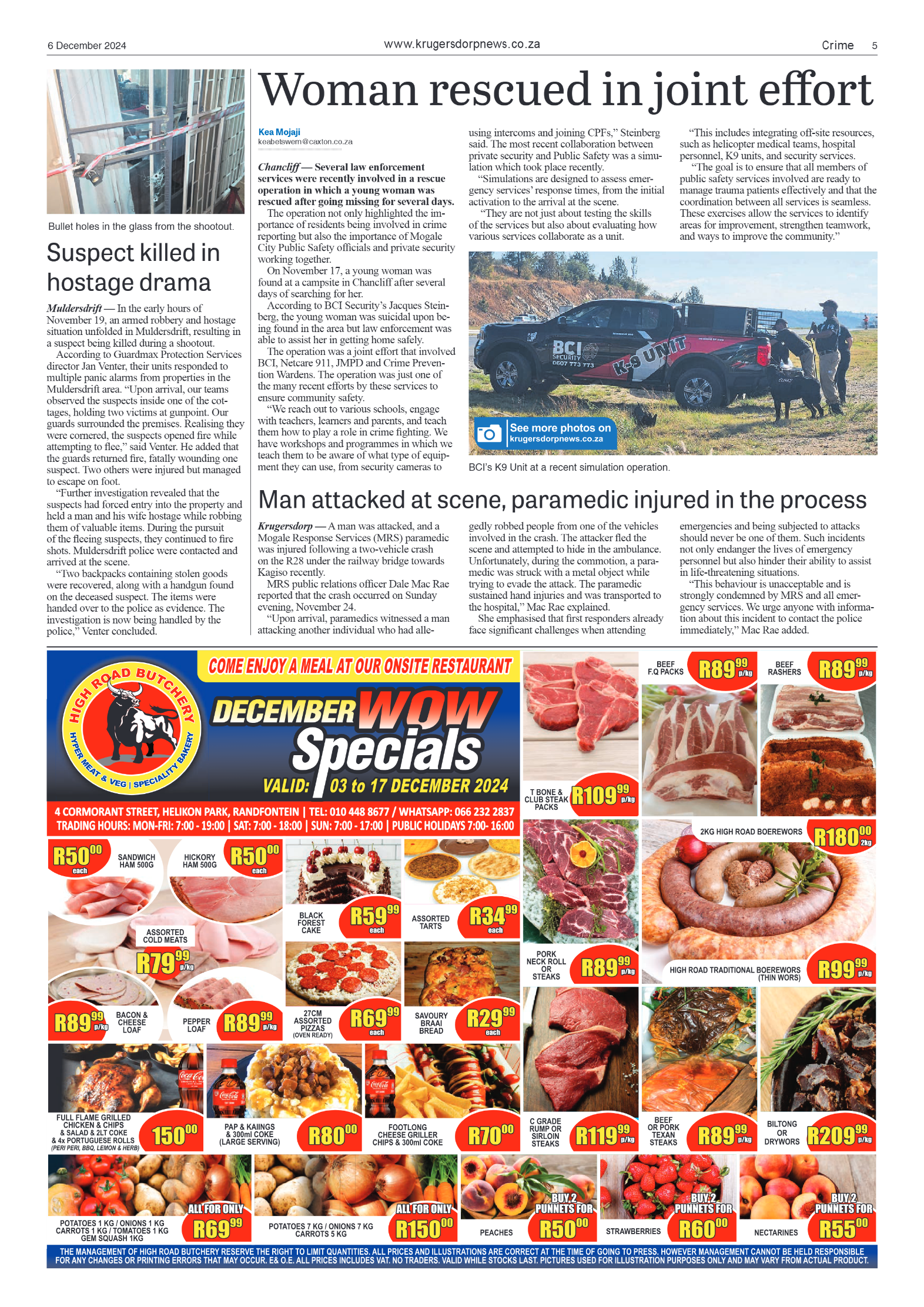 Krugersdorp News 6 December 2024 page 5