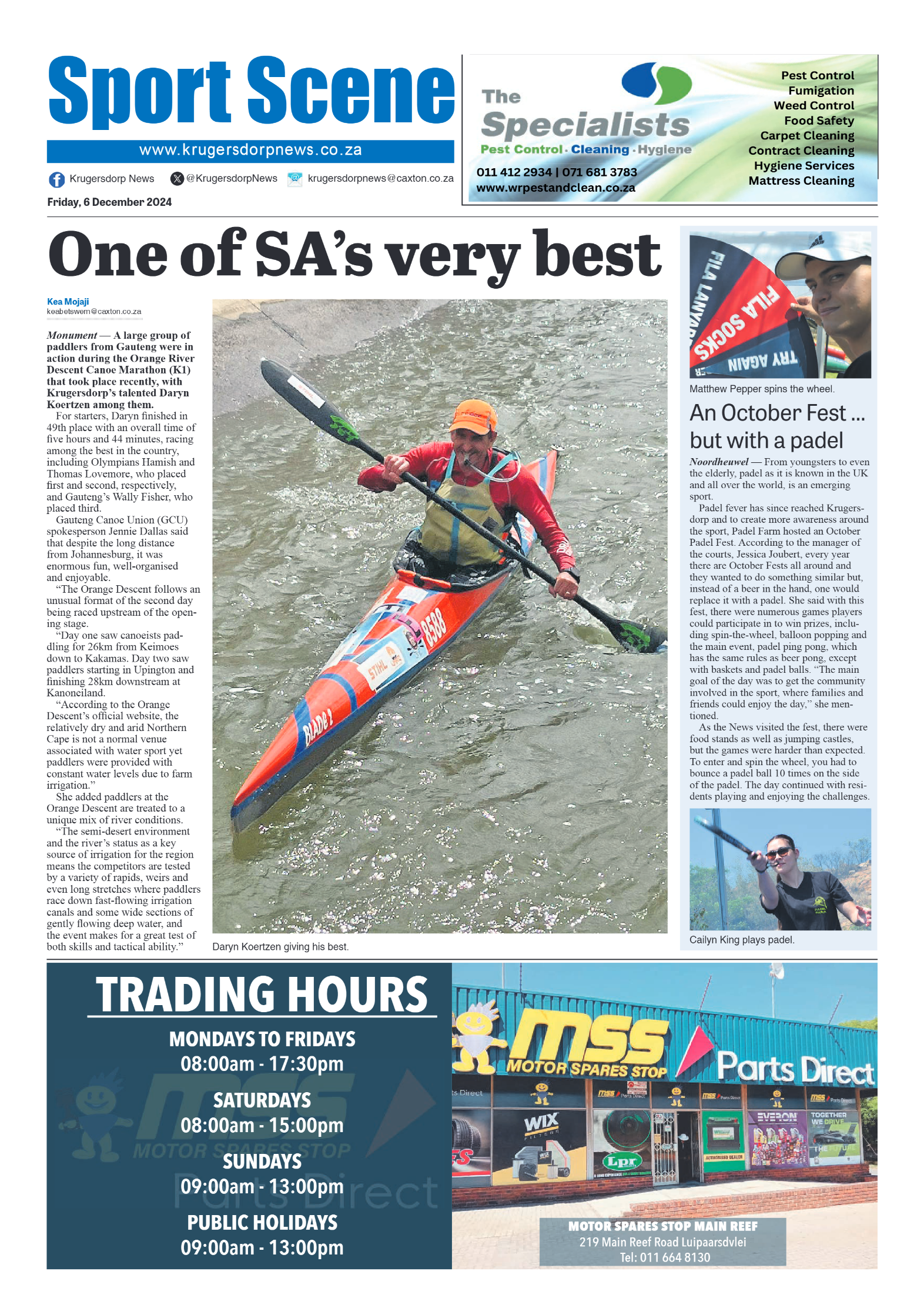 Krugersdorp News 6 December 2024 page 8