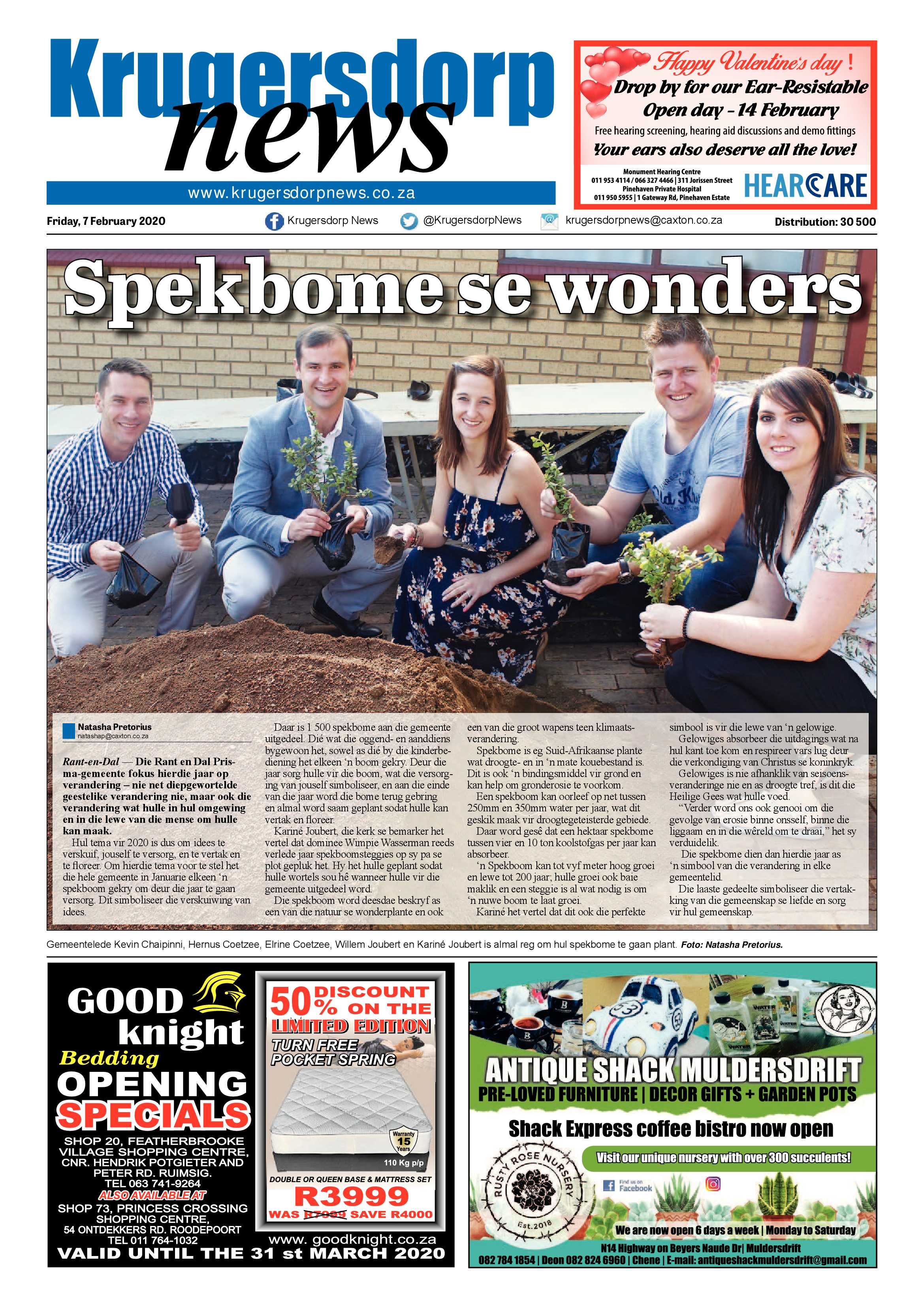 Krugersdorp News 7 February 2020 page 1