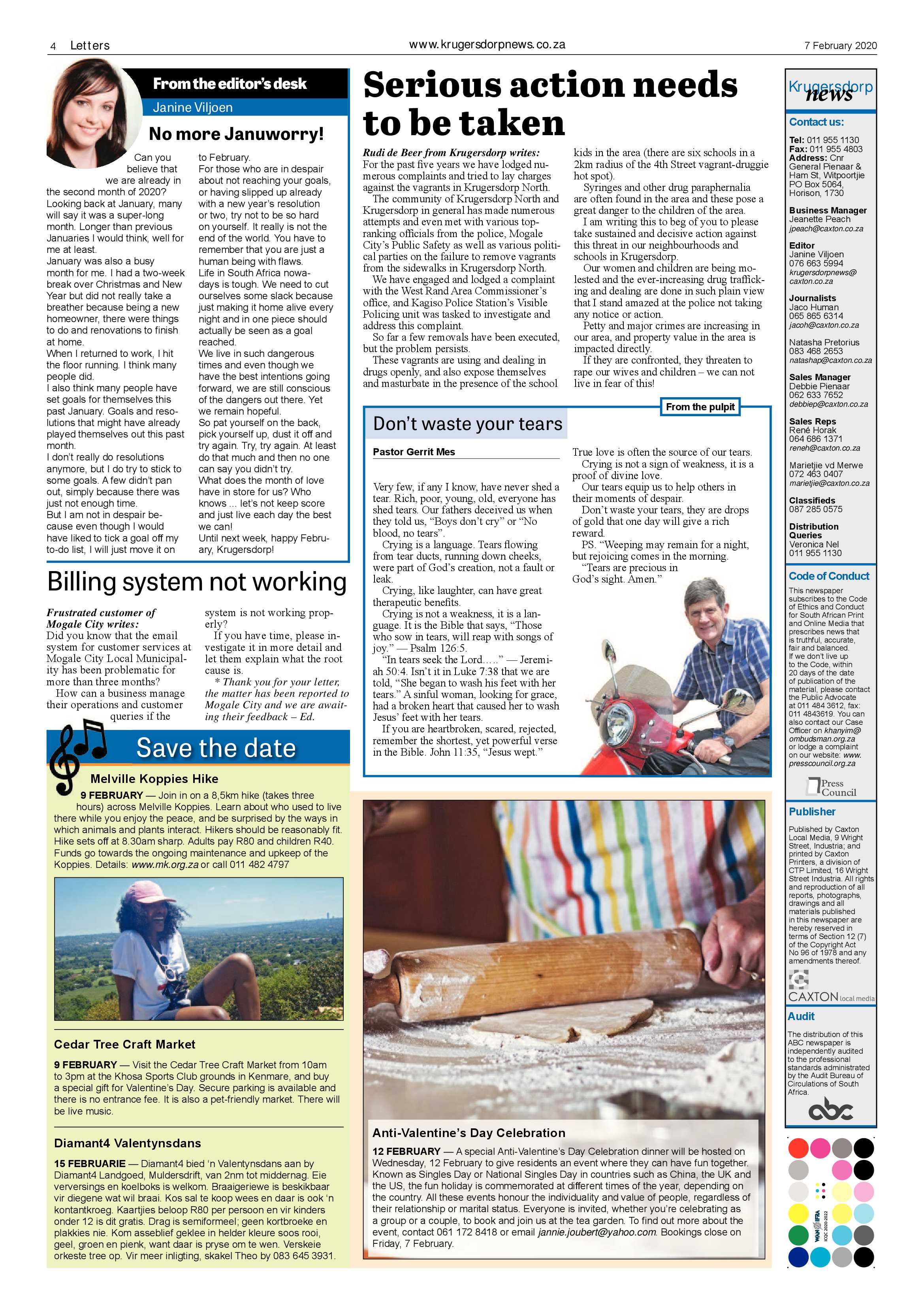 Krugersdorp News 7 February 2020 page 4
