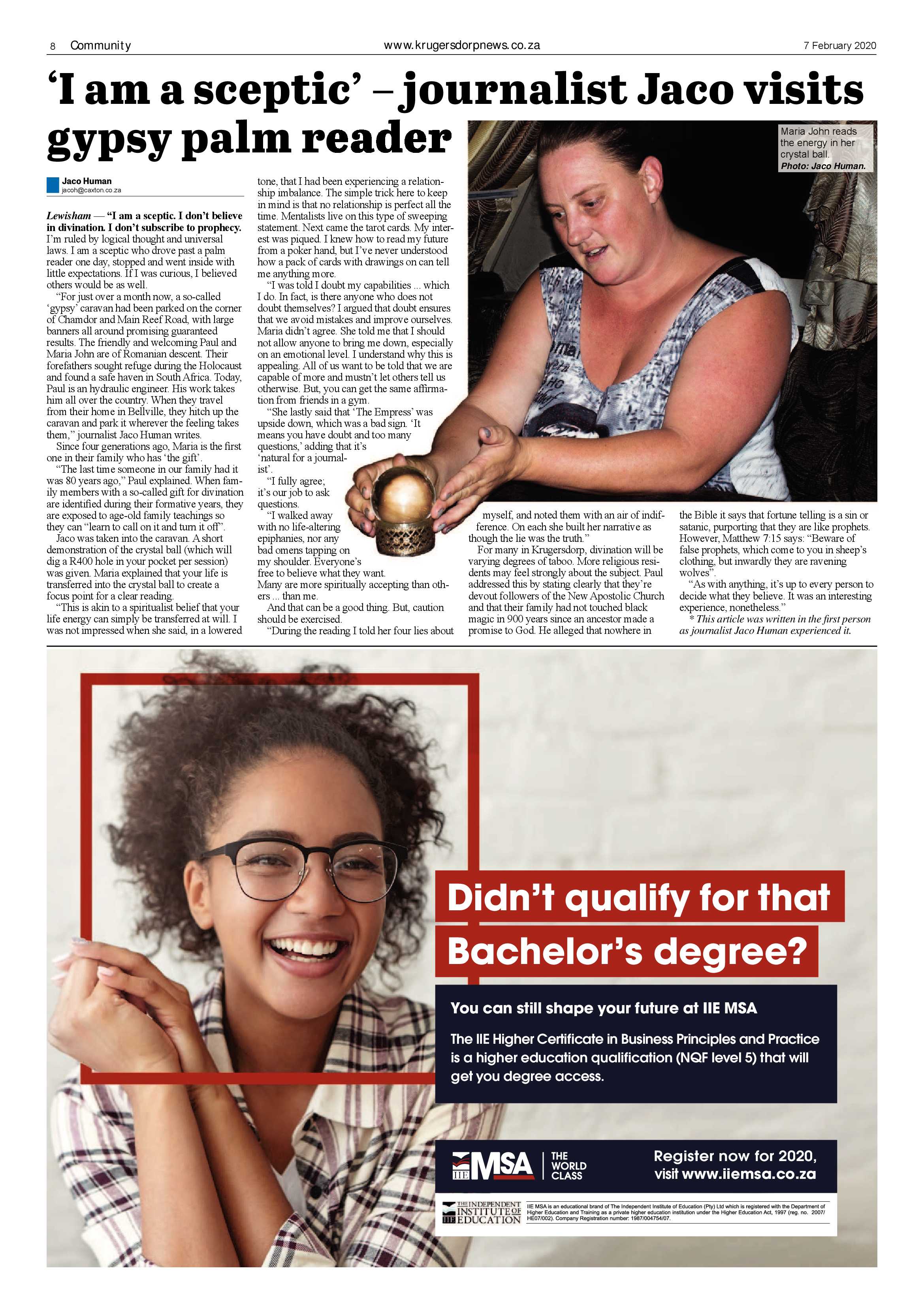 Krugersdorp News 7 February 2020 page 8