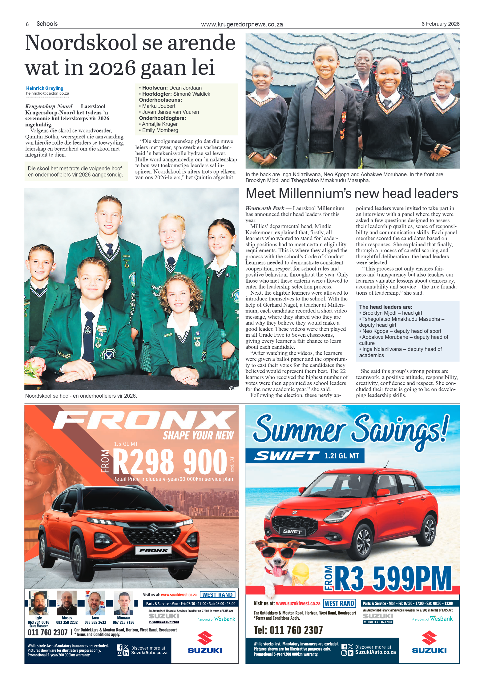 Krugersdorp News 6 February 2026 page 6