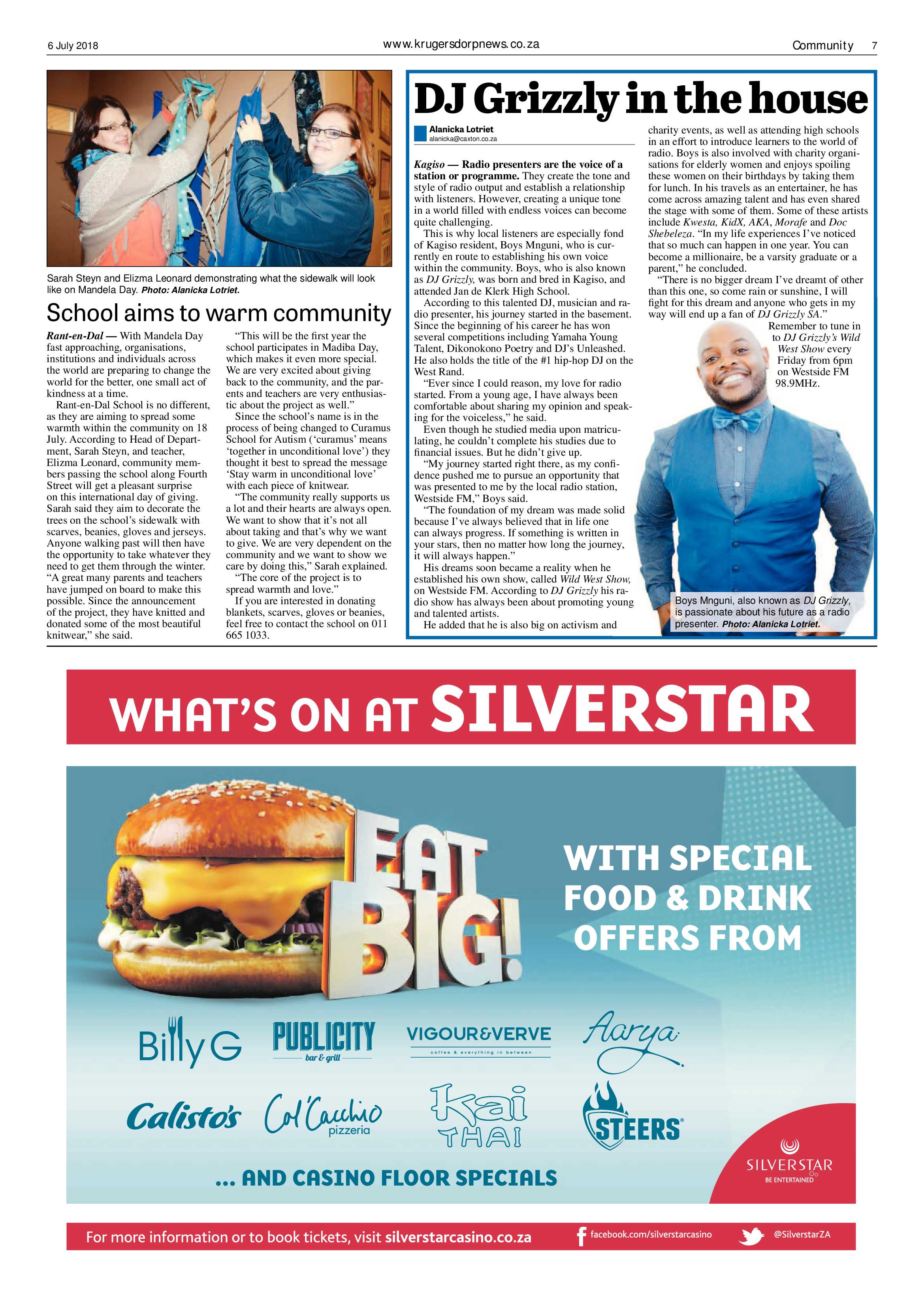Krugersdorp News 6 July 2018 page 7