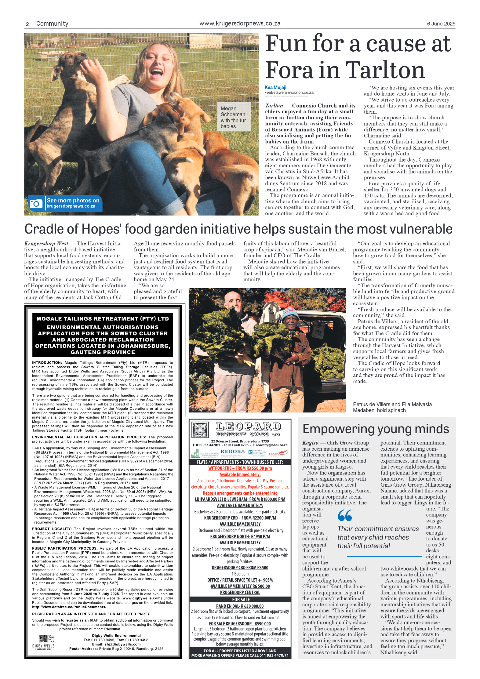 Krugersdorp News 6 June 2025 page 2