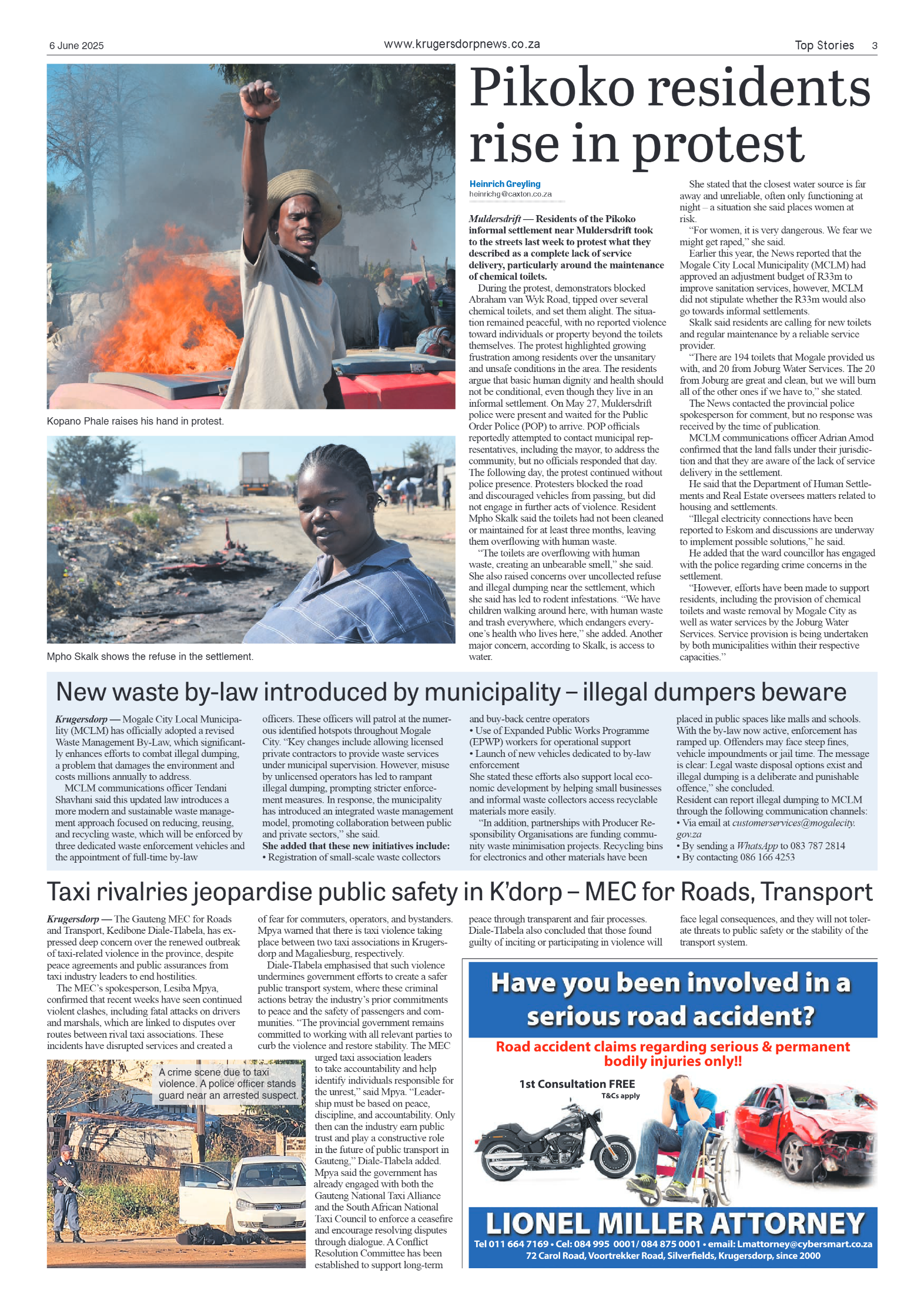 Krugersdorp News 6 June 2025 page 3