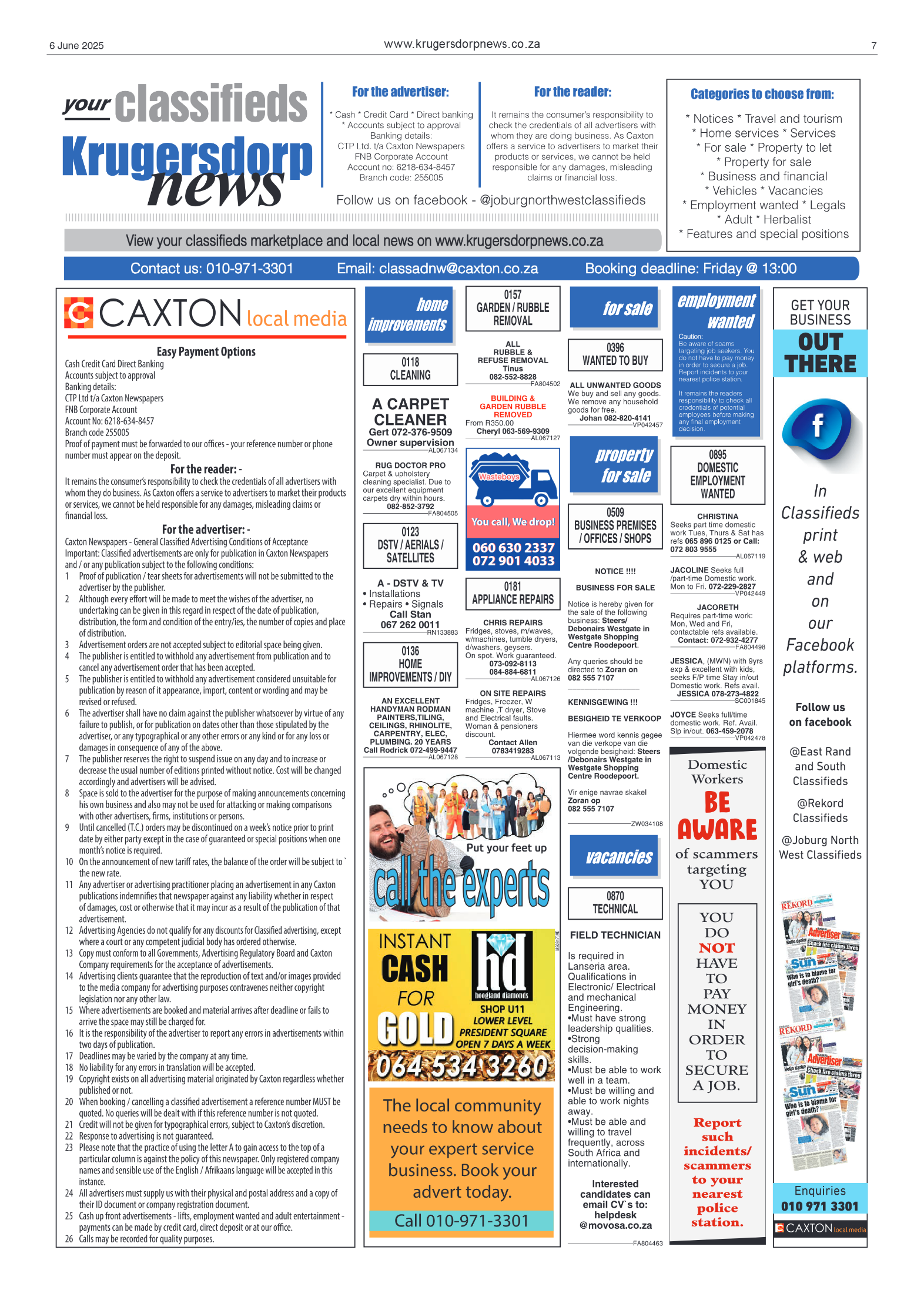 Krugersdorp News 6 June 2025 page 7