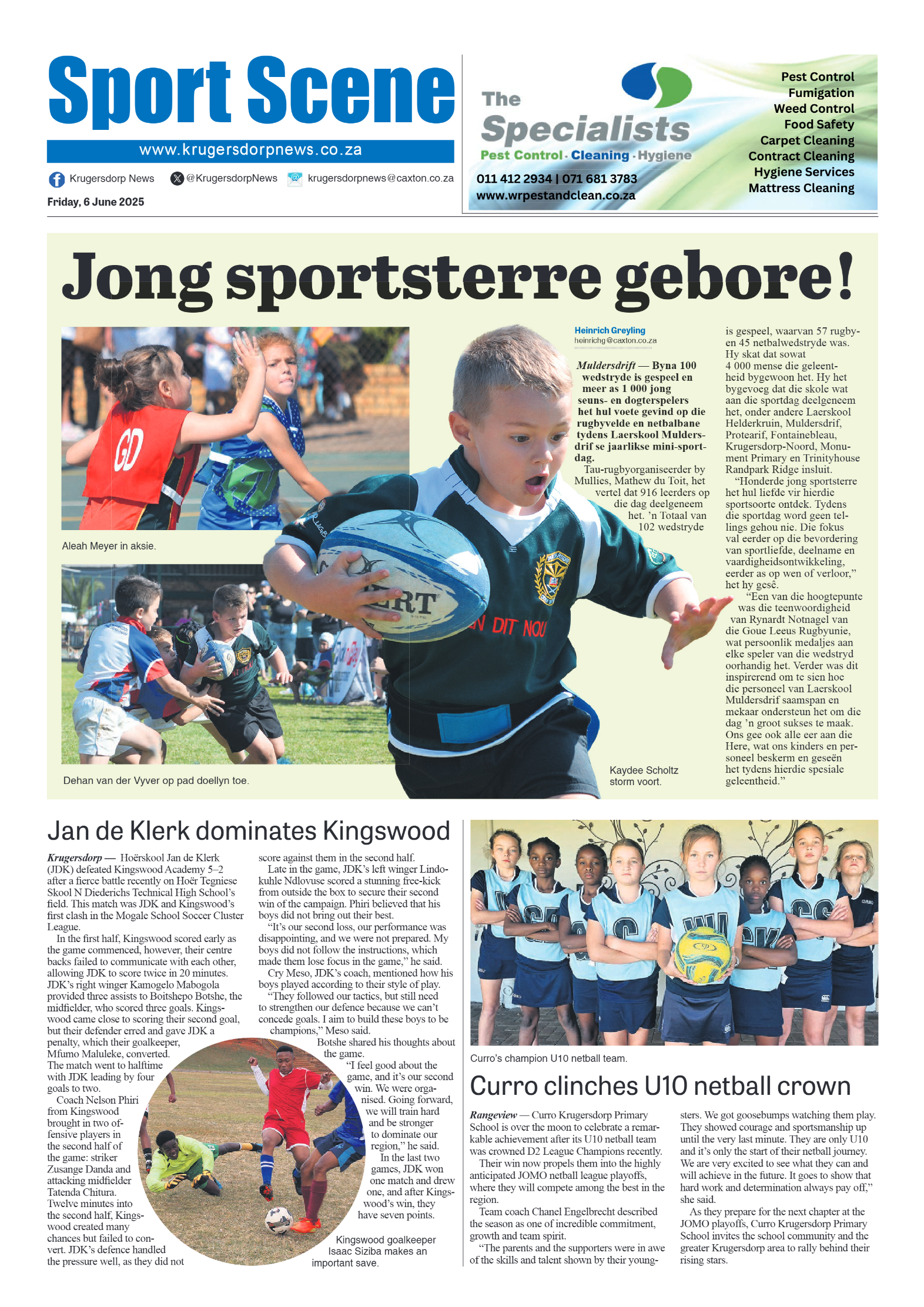 Krugersdorp News 6 June 2025 page 8