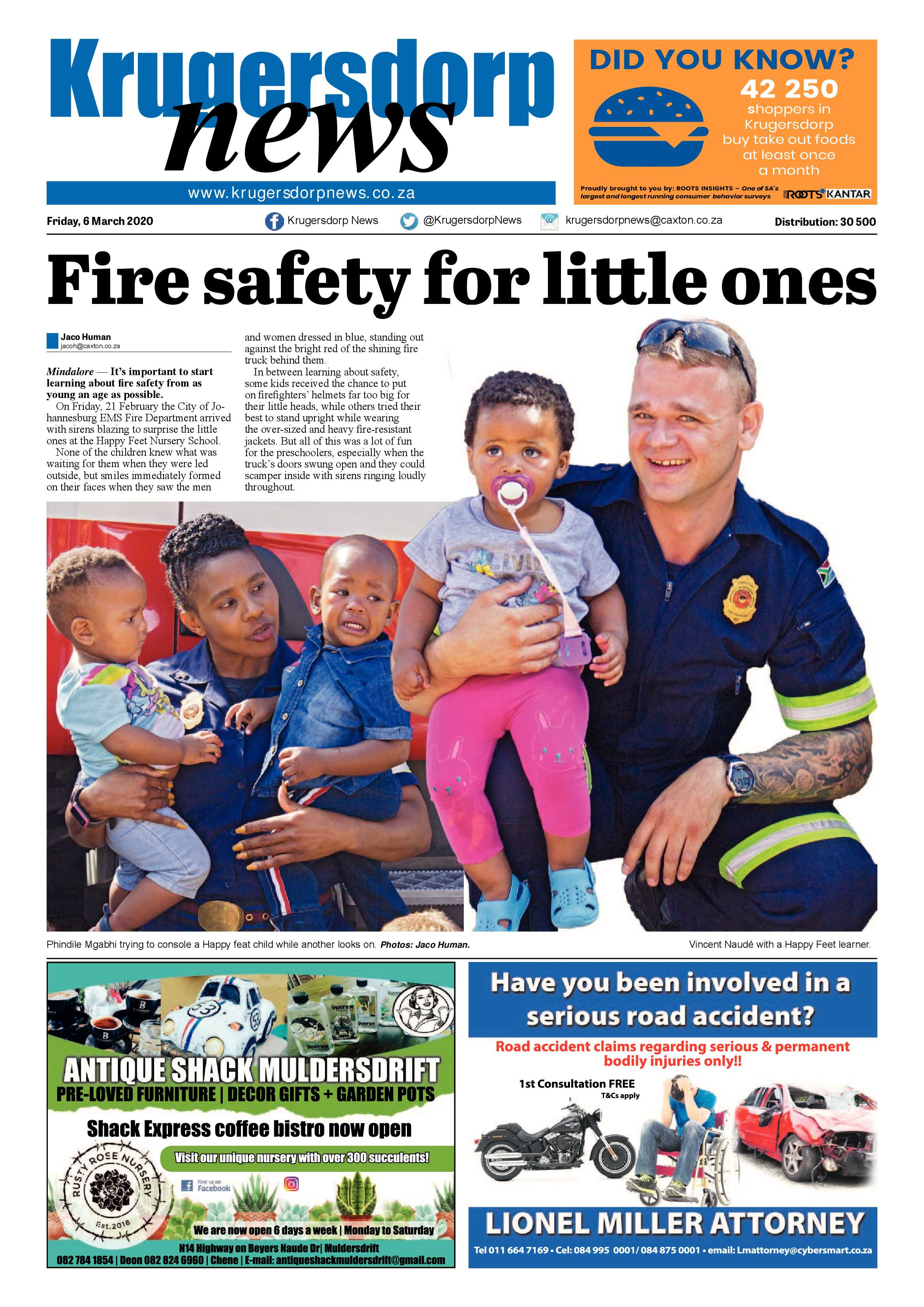 Krugersdorp News 6 March 2020 page 1
