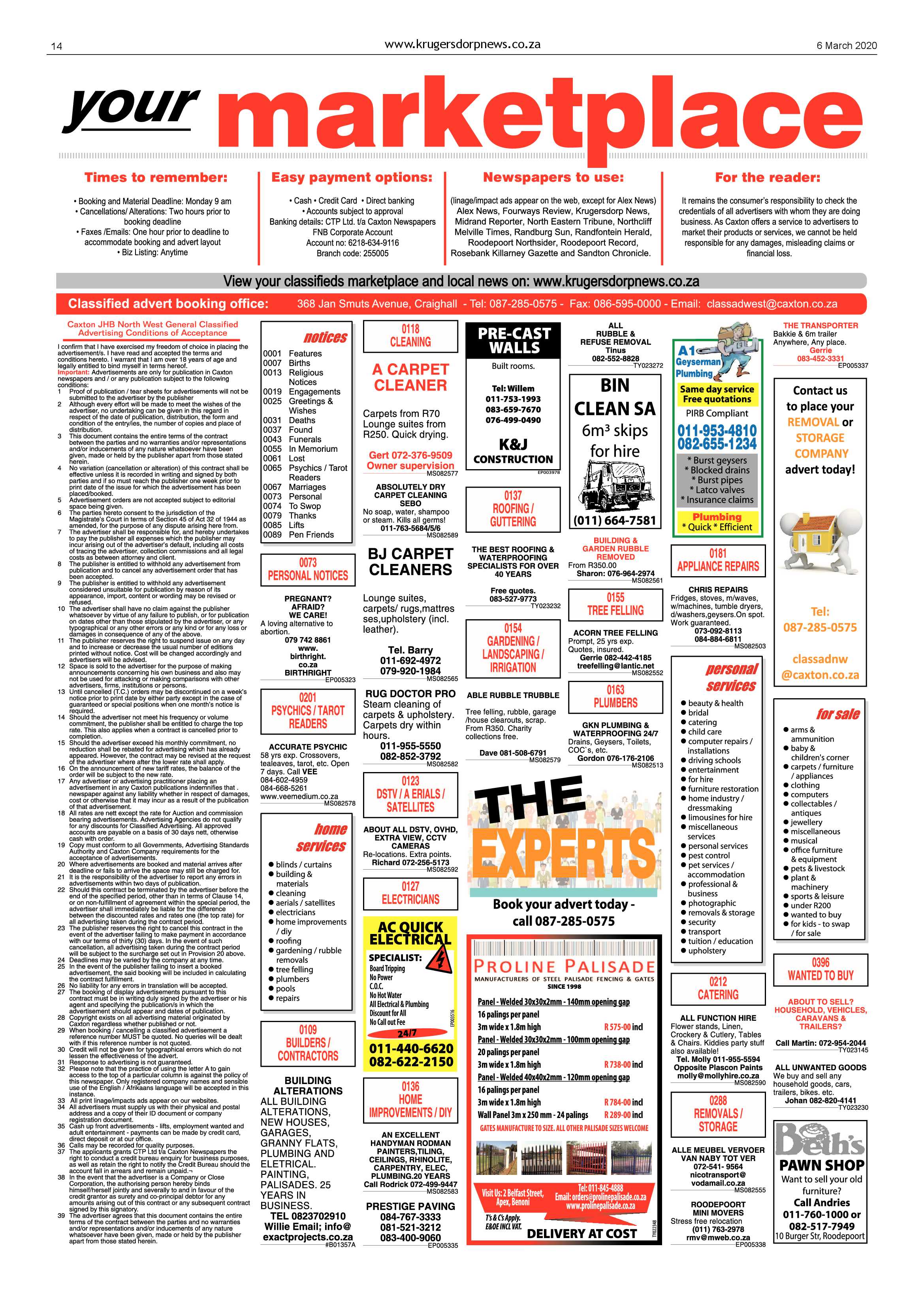 Krugersdorp News 6 March 2020 page 14