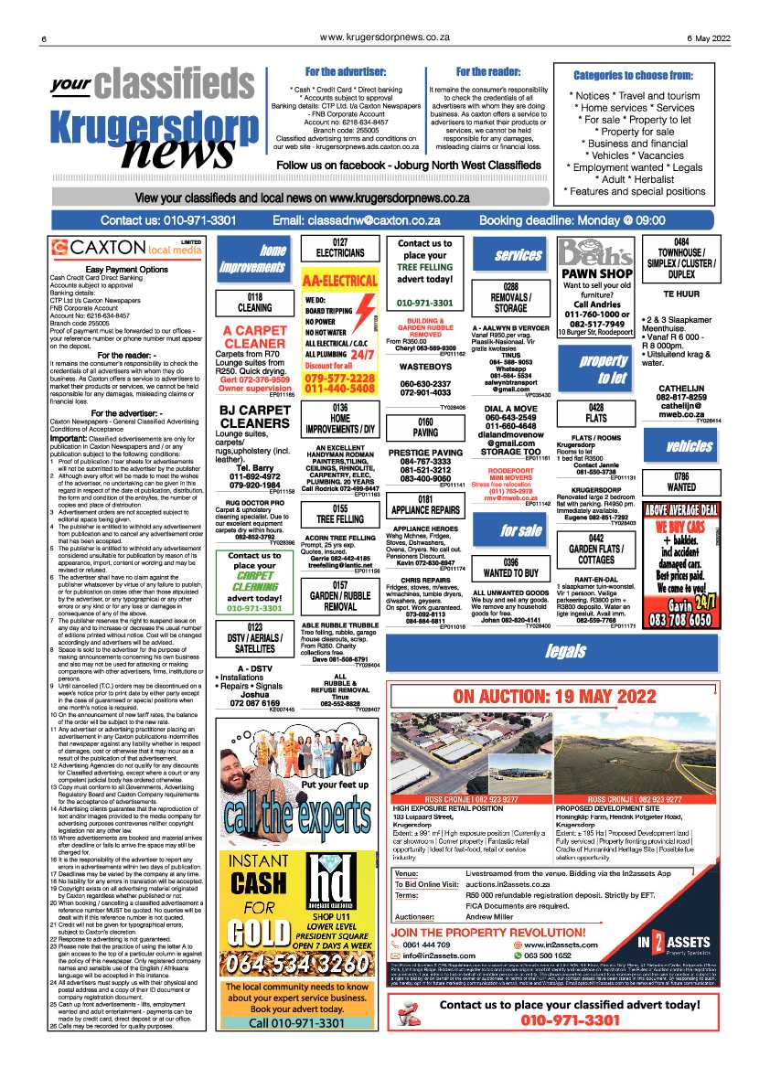 Krugersdorp News 6 May 2022 page 6