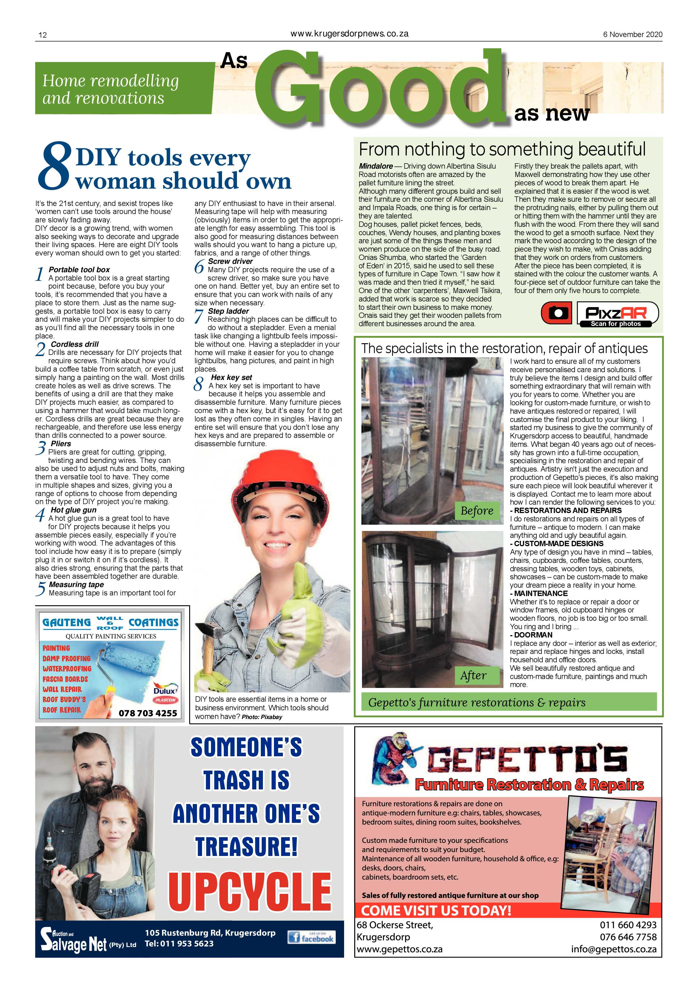 Krugersdorp News 6 November 2020 page 12