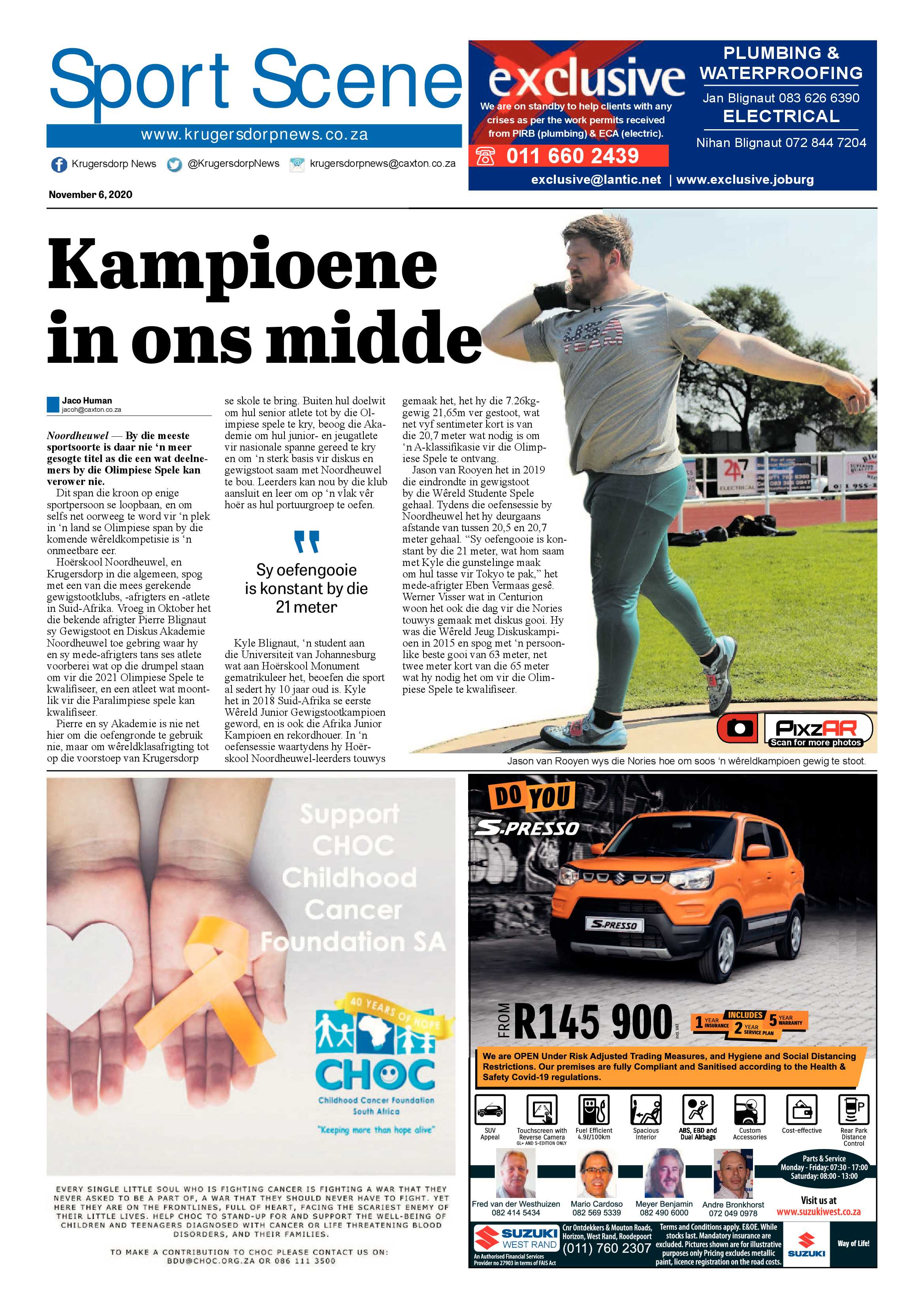 Krugersdorp News 6 November 2020 page 16
