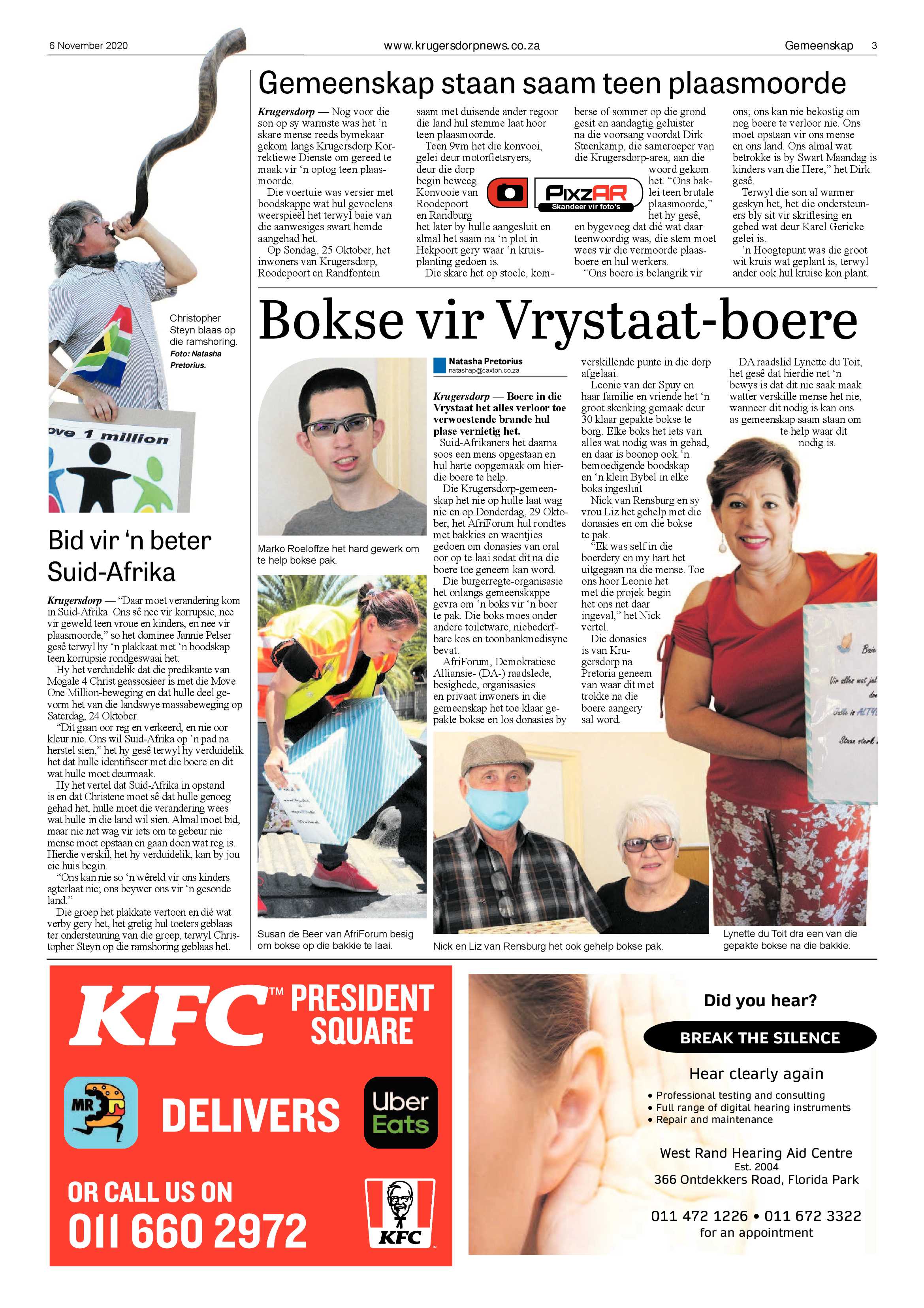 Krugersdorp News 6 November 2020 page 3