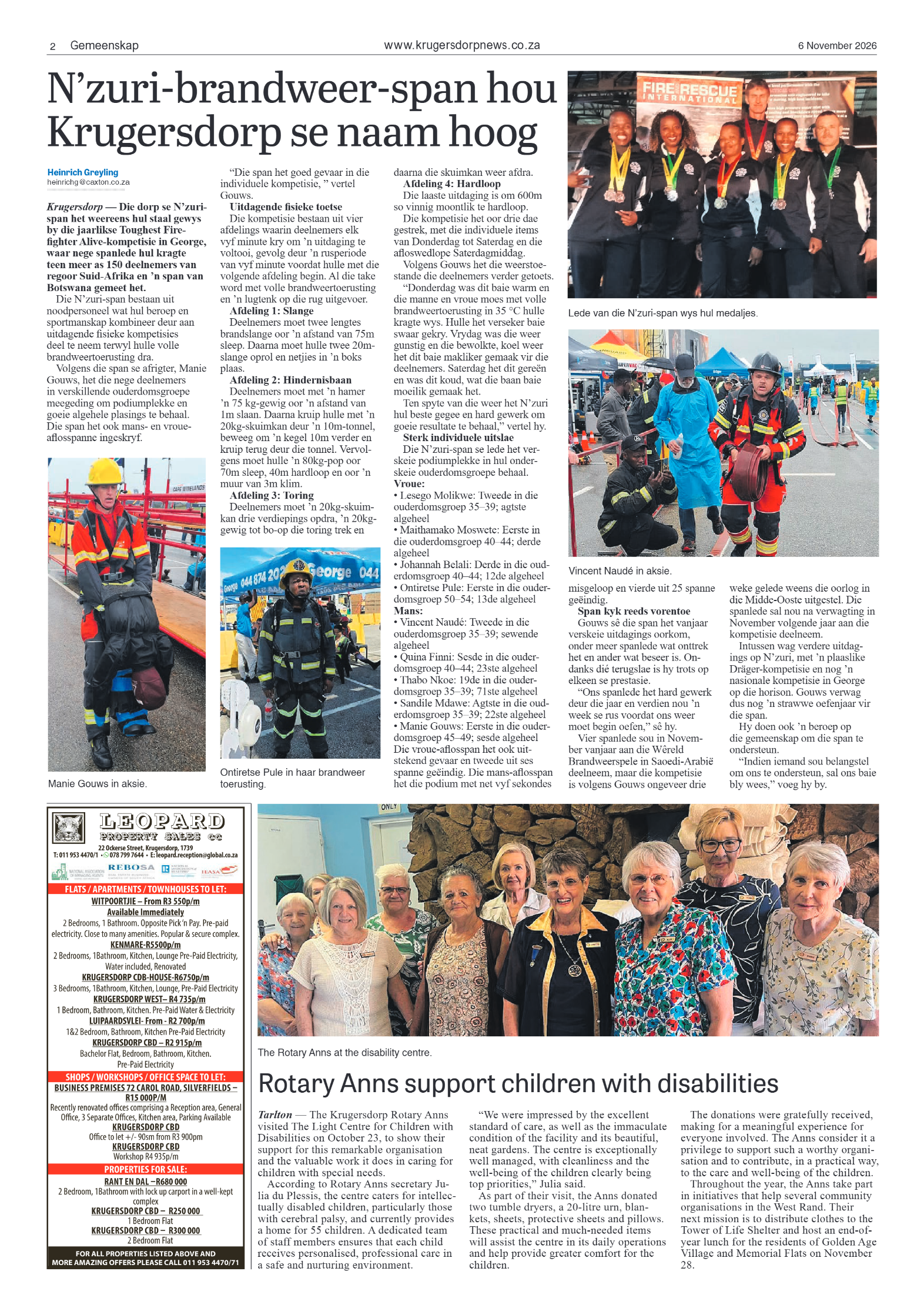 Krugersdorp News 6 November 2026 page 2