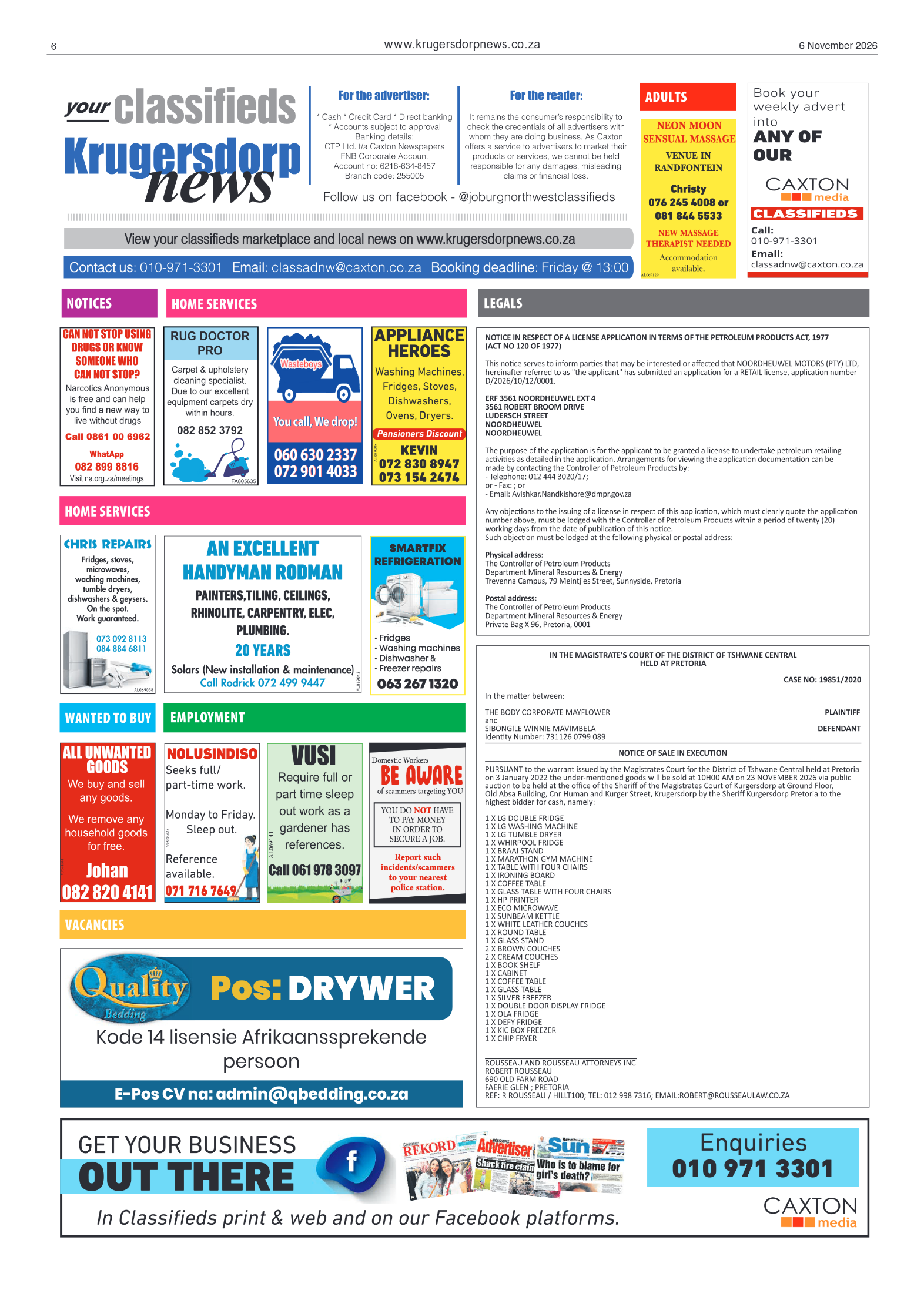 Krugersdorp News 6 November 2026 page 6