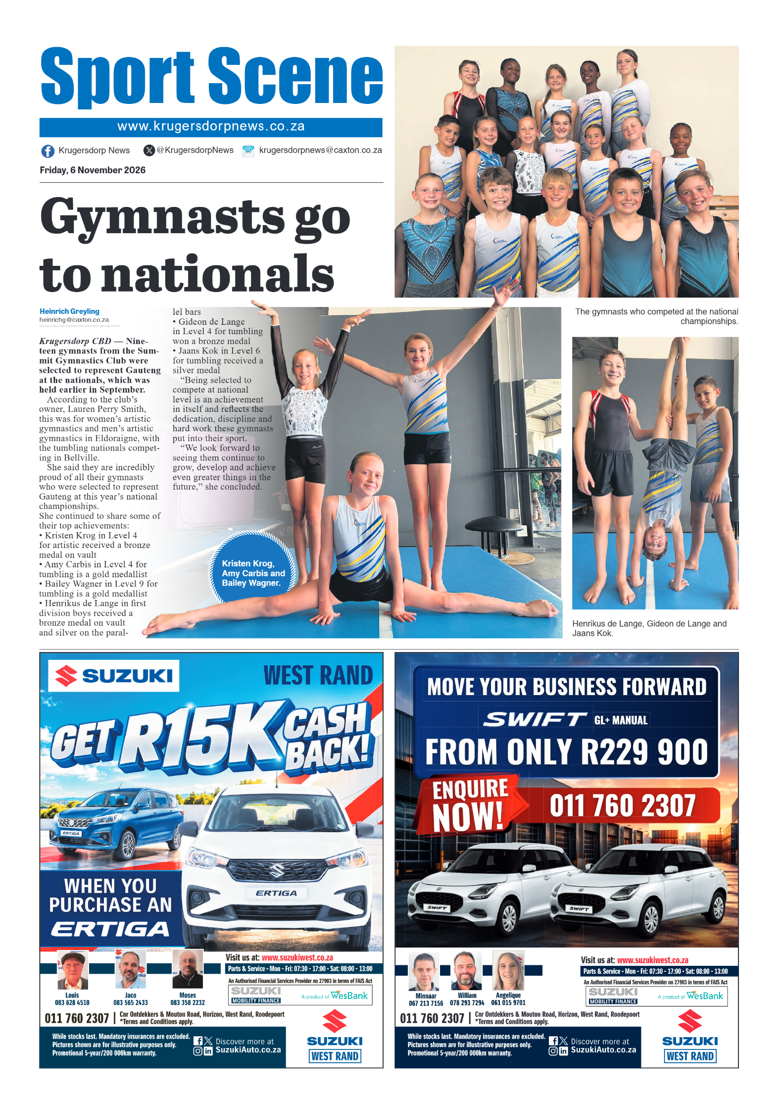 Krugersdorp News 6 November 2026 page 8