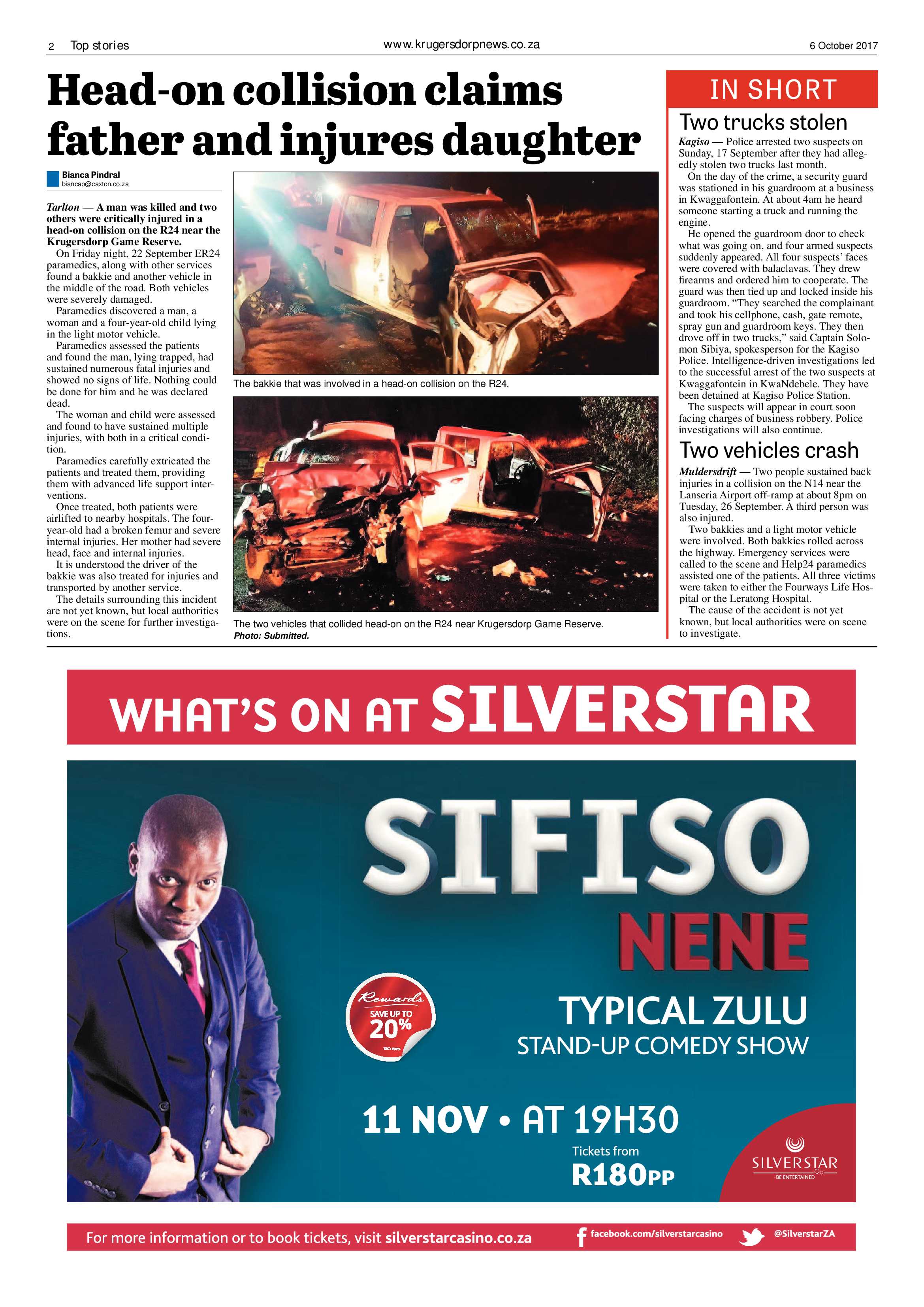Krugersdorp News 6 October 2017 page 2