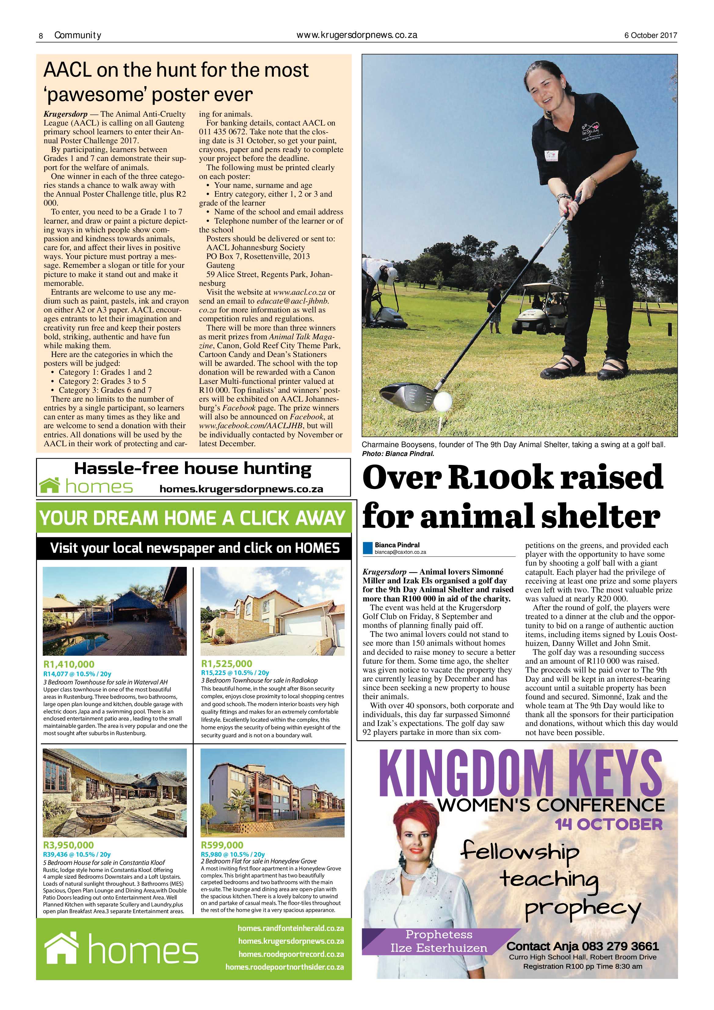 Krugersdorp News 6 October 2017 page 8
