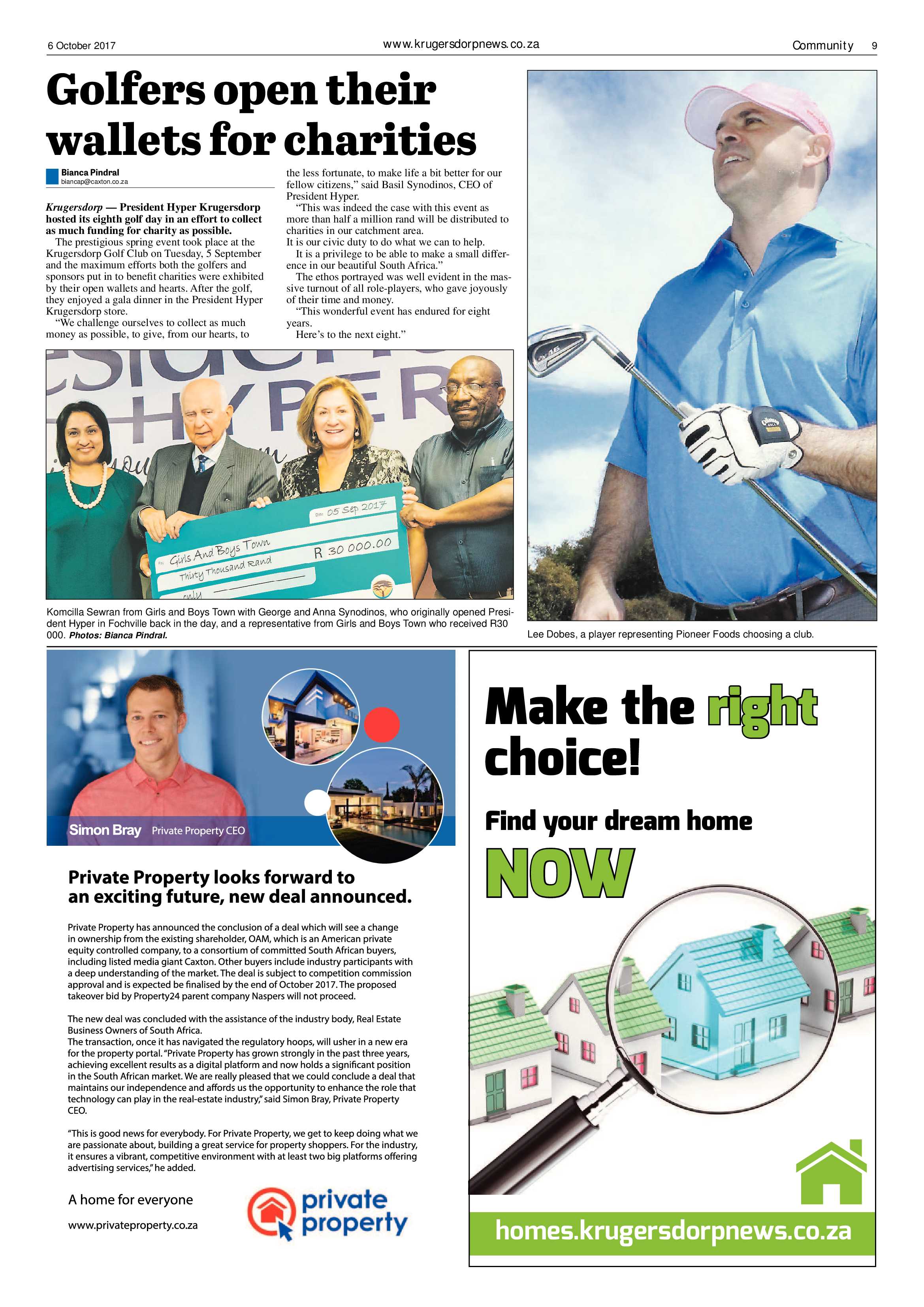 Krugersdorp News 6 October 2017 page 9