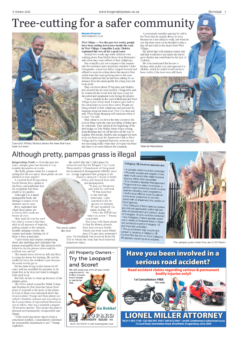 Krugersdorp News 6 October 2023 page 3