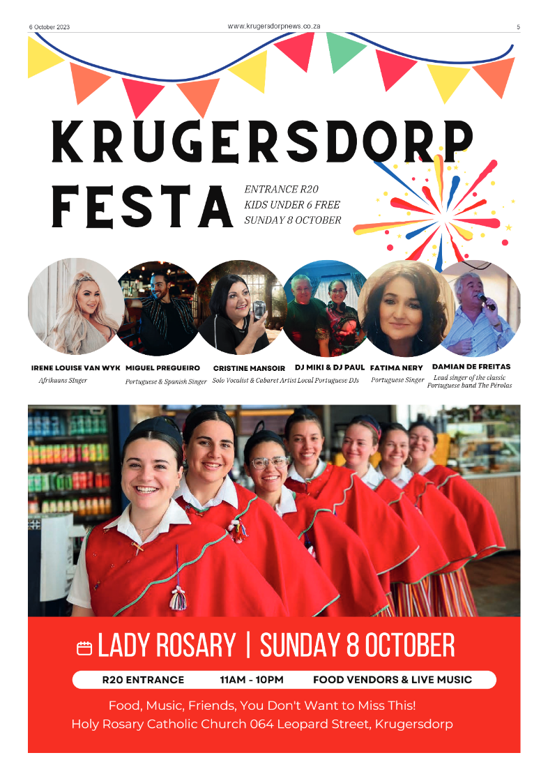 Krugersdorp News 6 October 2023 page 5