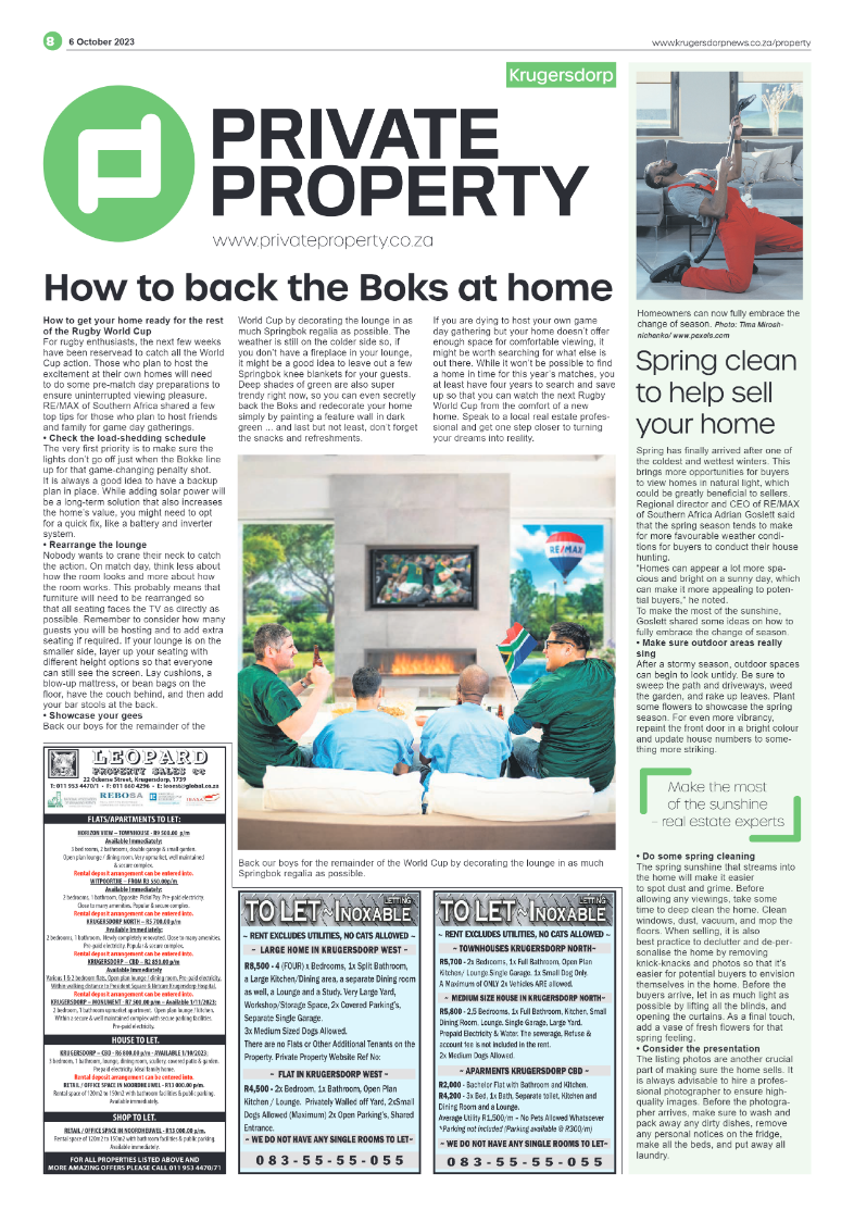 Krugersdorp News 6 October 2023 page 8