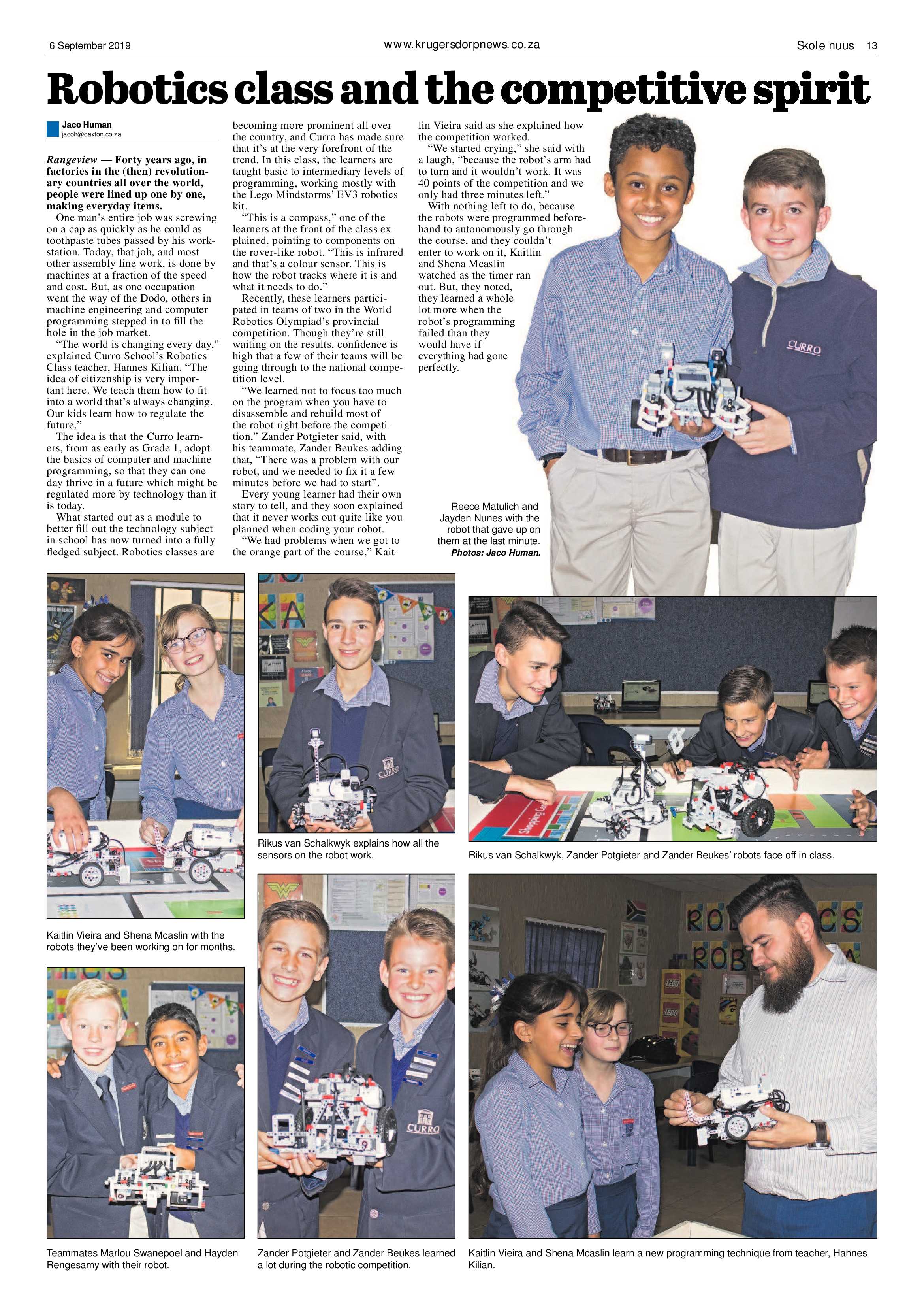 Krugersdorp News 6 September 2019 page 13