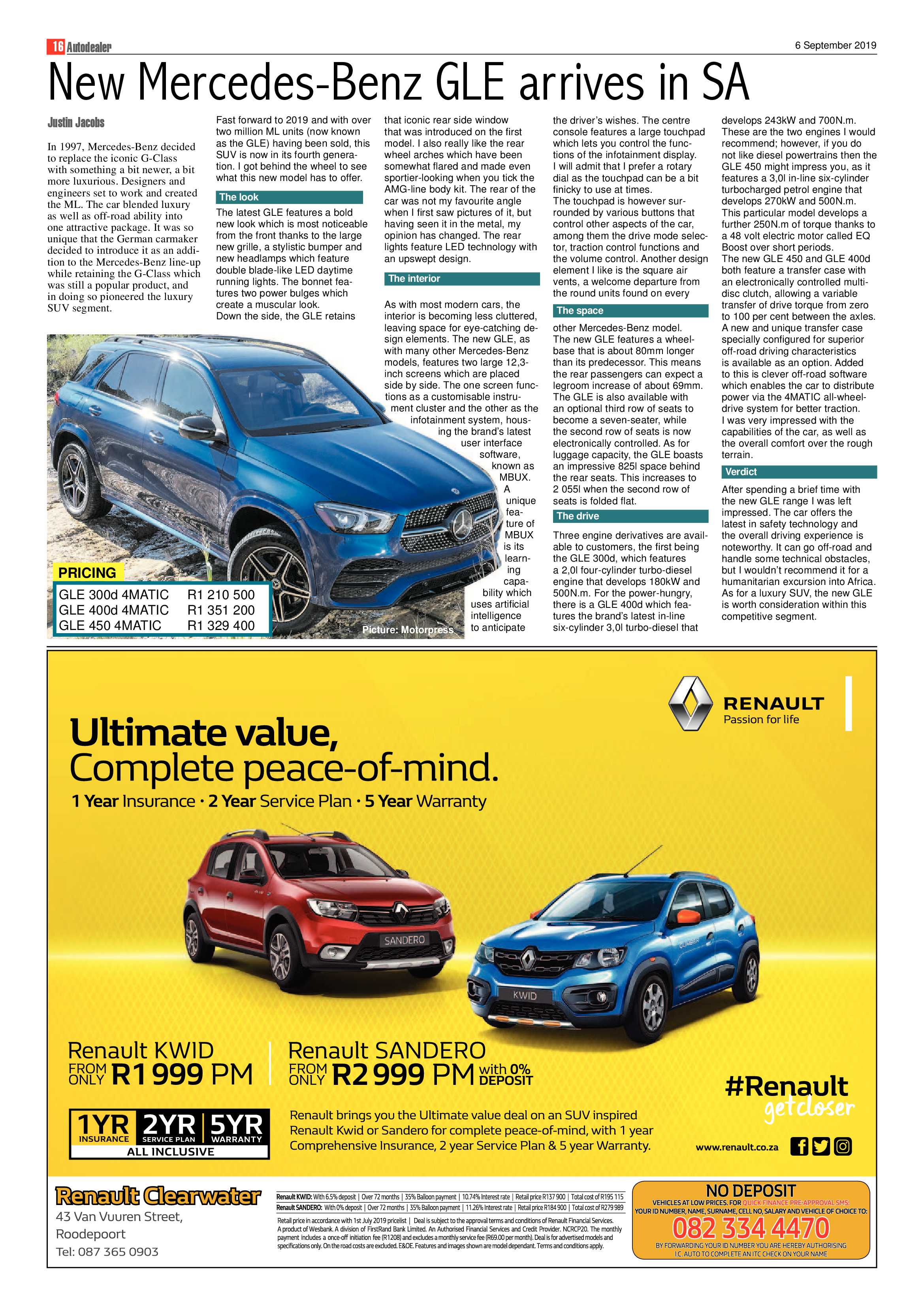 Krugersdorp News 6 September 2019 page 16