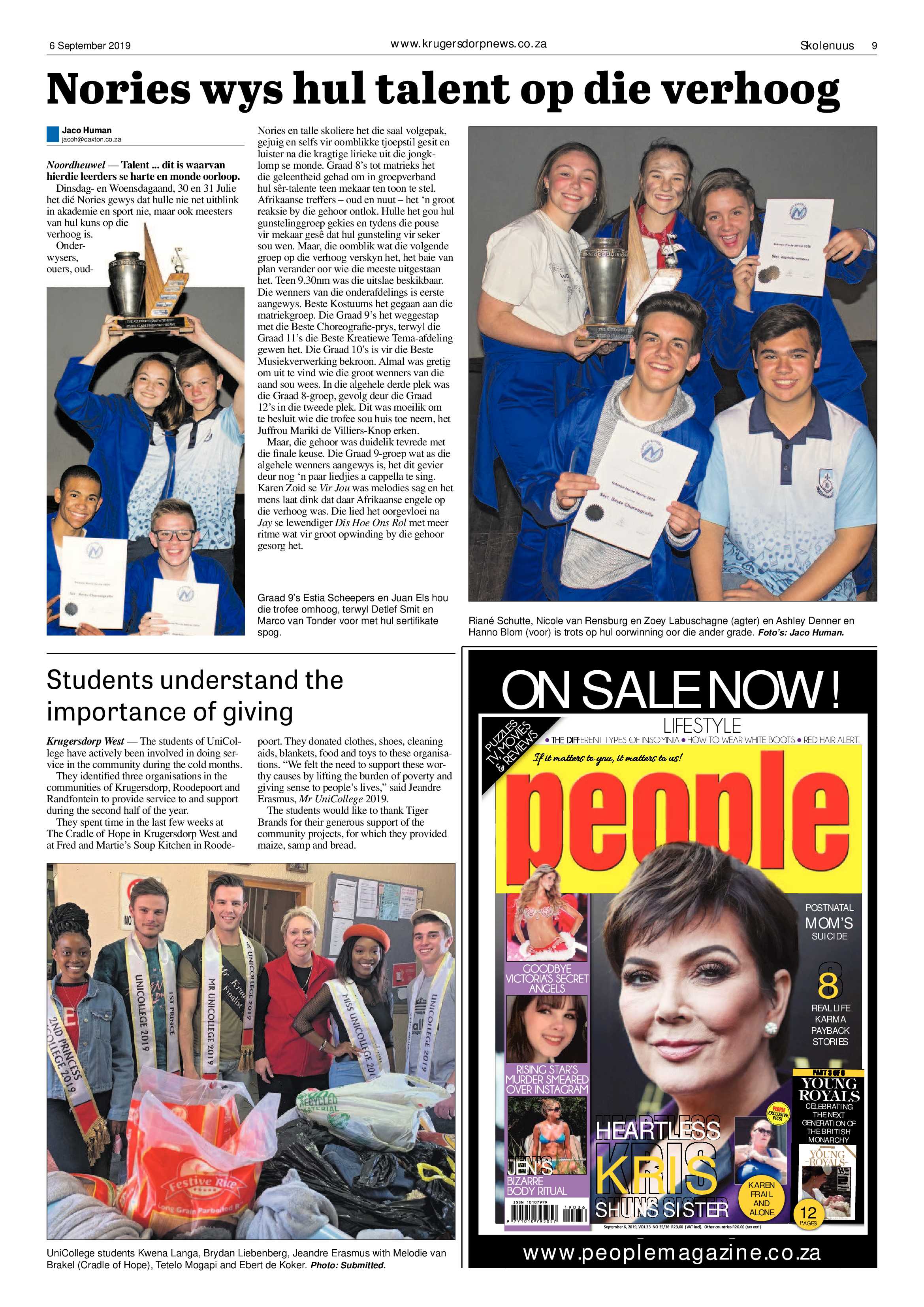 Krugersdorp News 6 September 2019 page 9