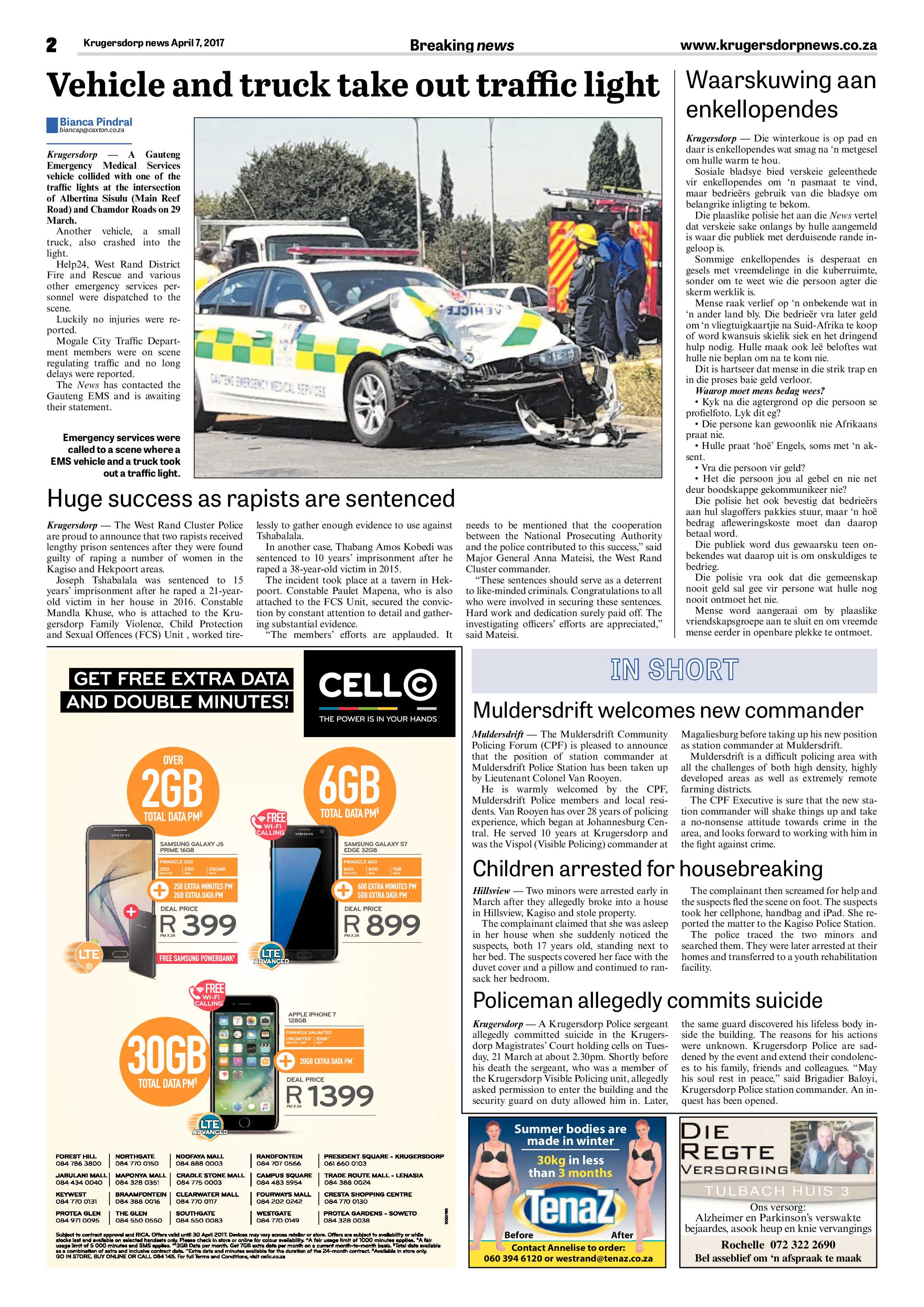 Krugersdorp News 7 April 2017 page 2