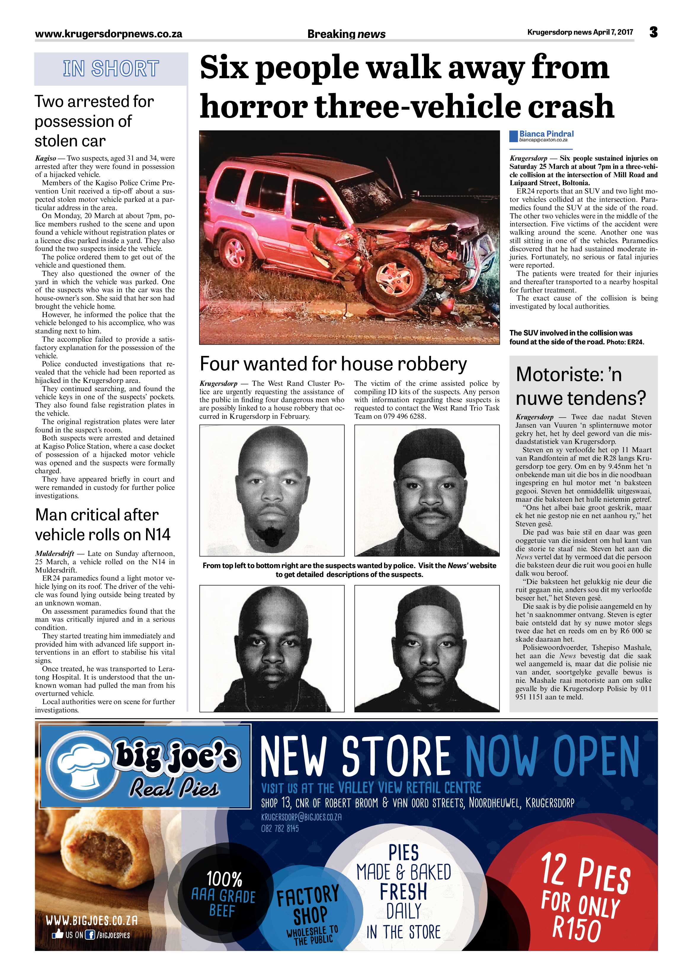 Krugersdorp News 7 April 2017 page 3