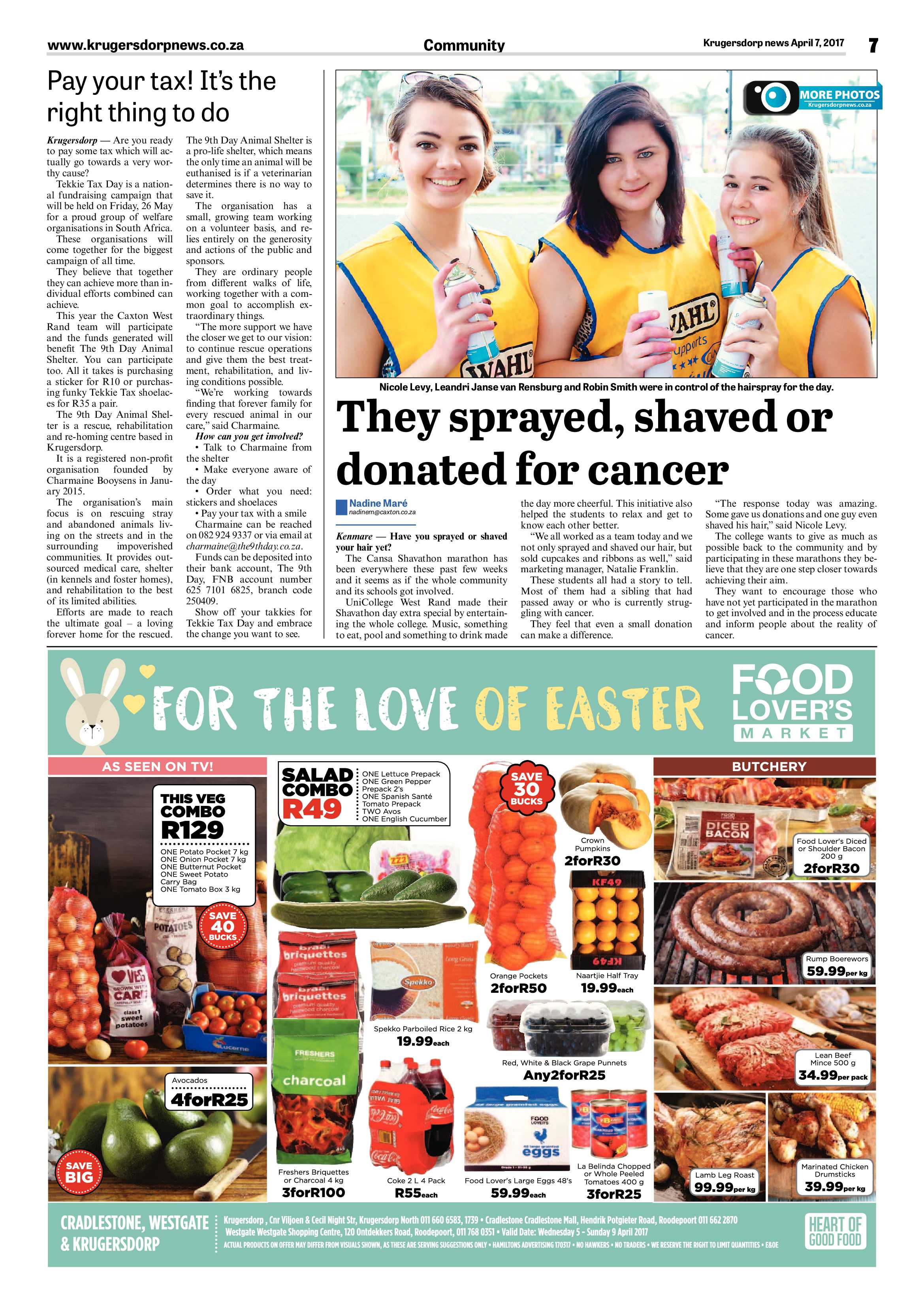 Krugersdorp News 7 April 2017 page 7