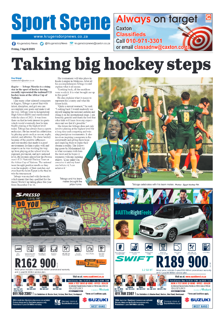 Krugersdorp News 7 April 2023 page 12