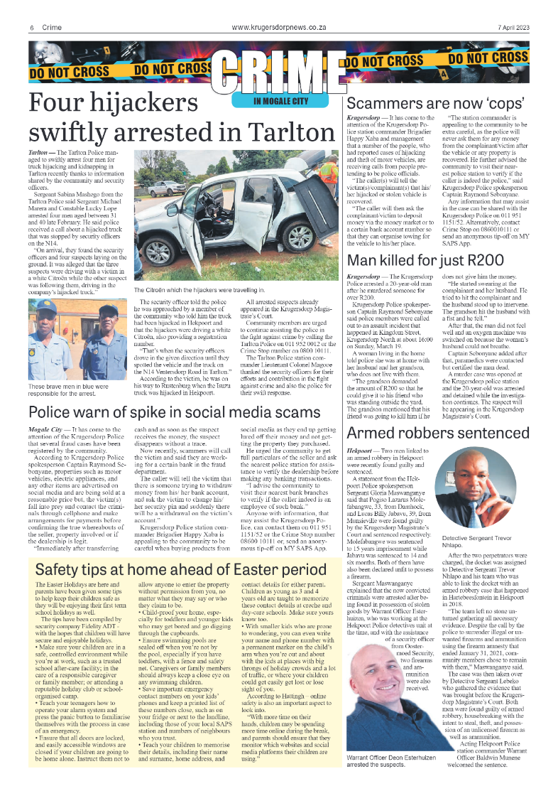 Krugersdorp News 7 April 2023 page 6