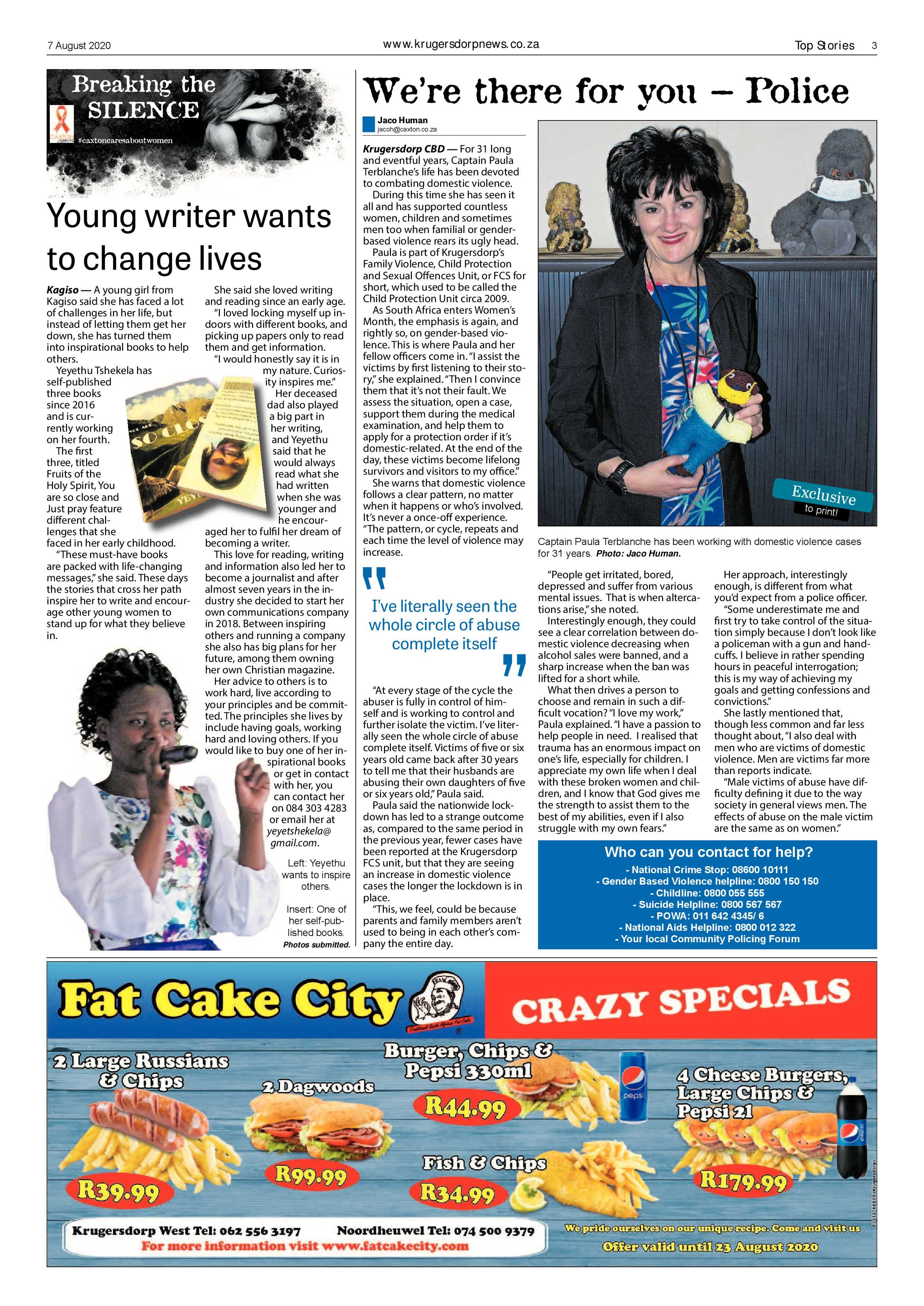 Krugersdorp News 7 August 2020 page 3