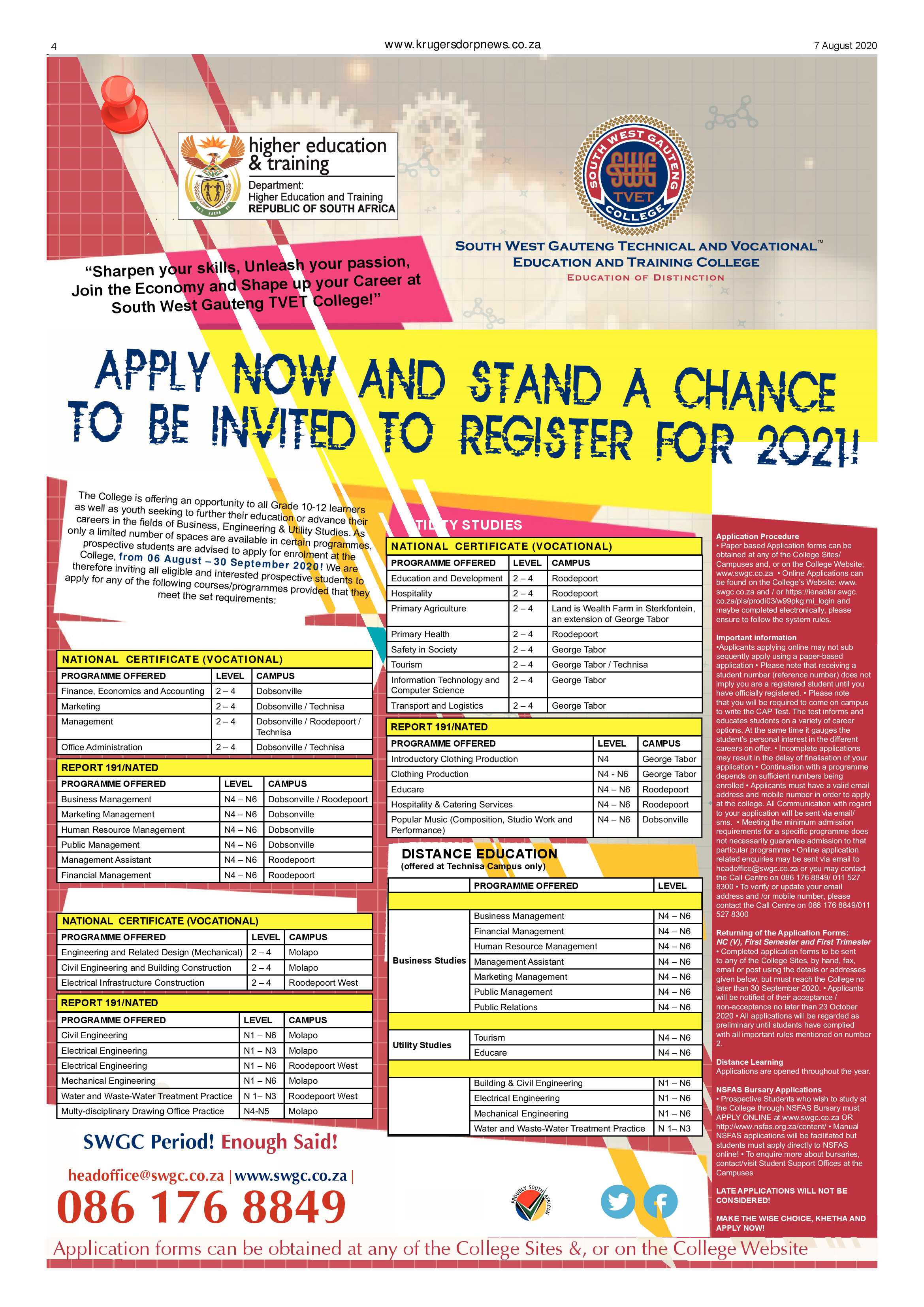 Krugersdorp News 7 August 2020 page 4