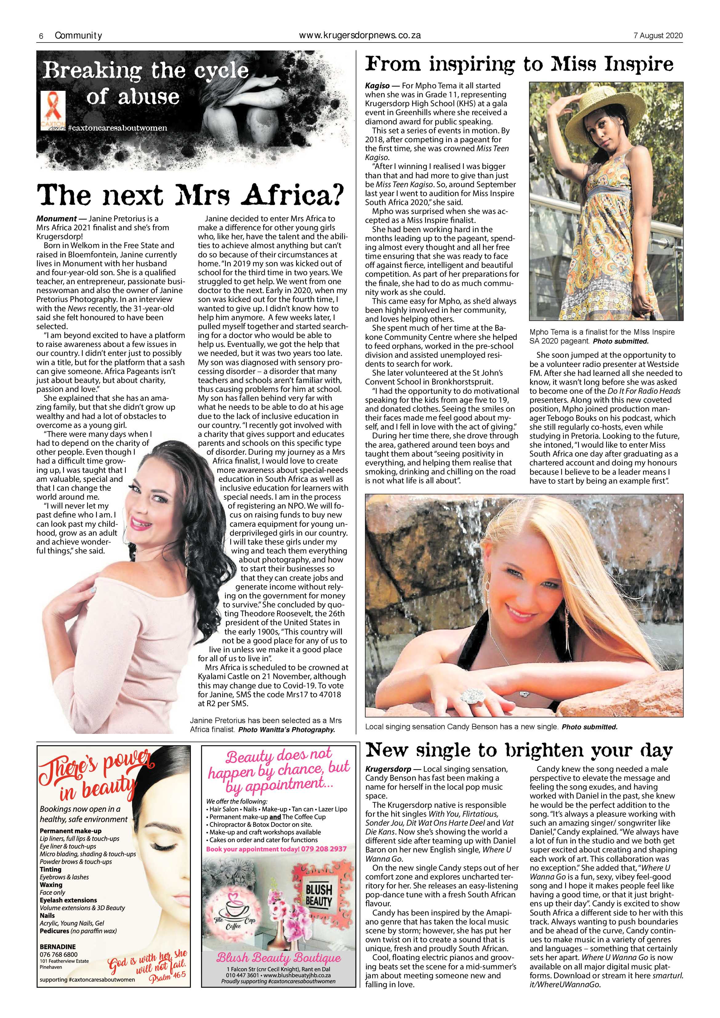 Krugersdorp News 7 August 2020 page 6