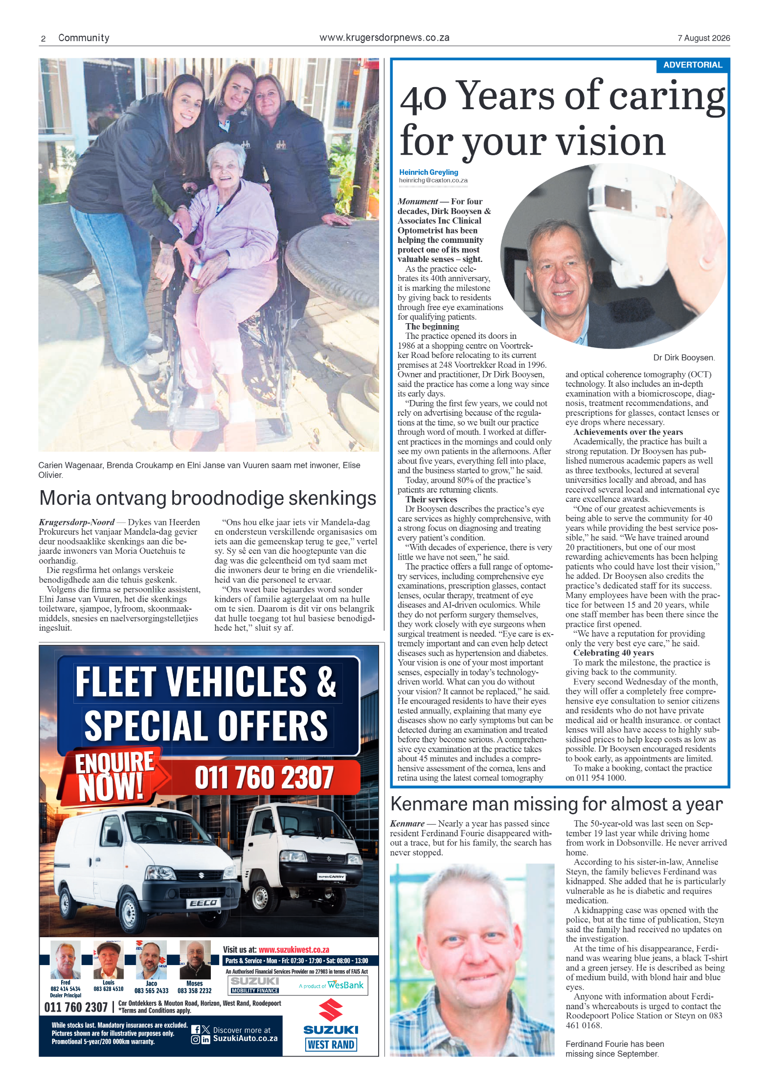 Krugersdorp News 7 August 2026 page 4