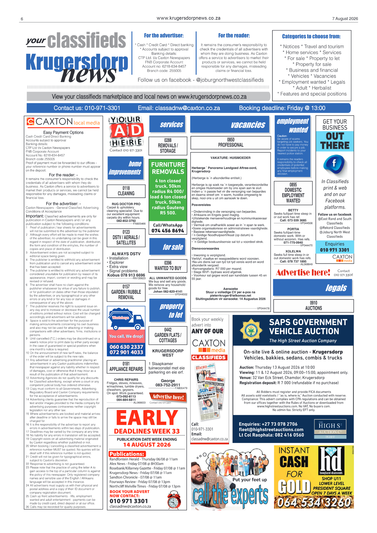 Krugersdorp News 7 August 2026 page 8