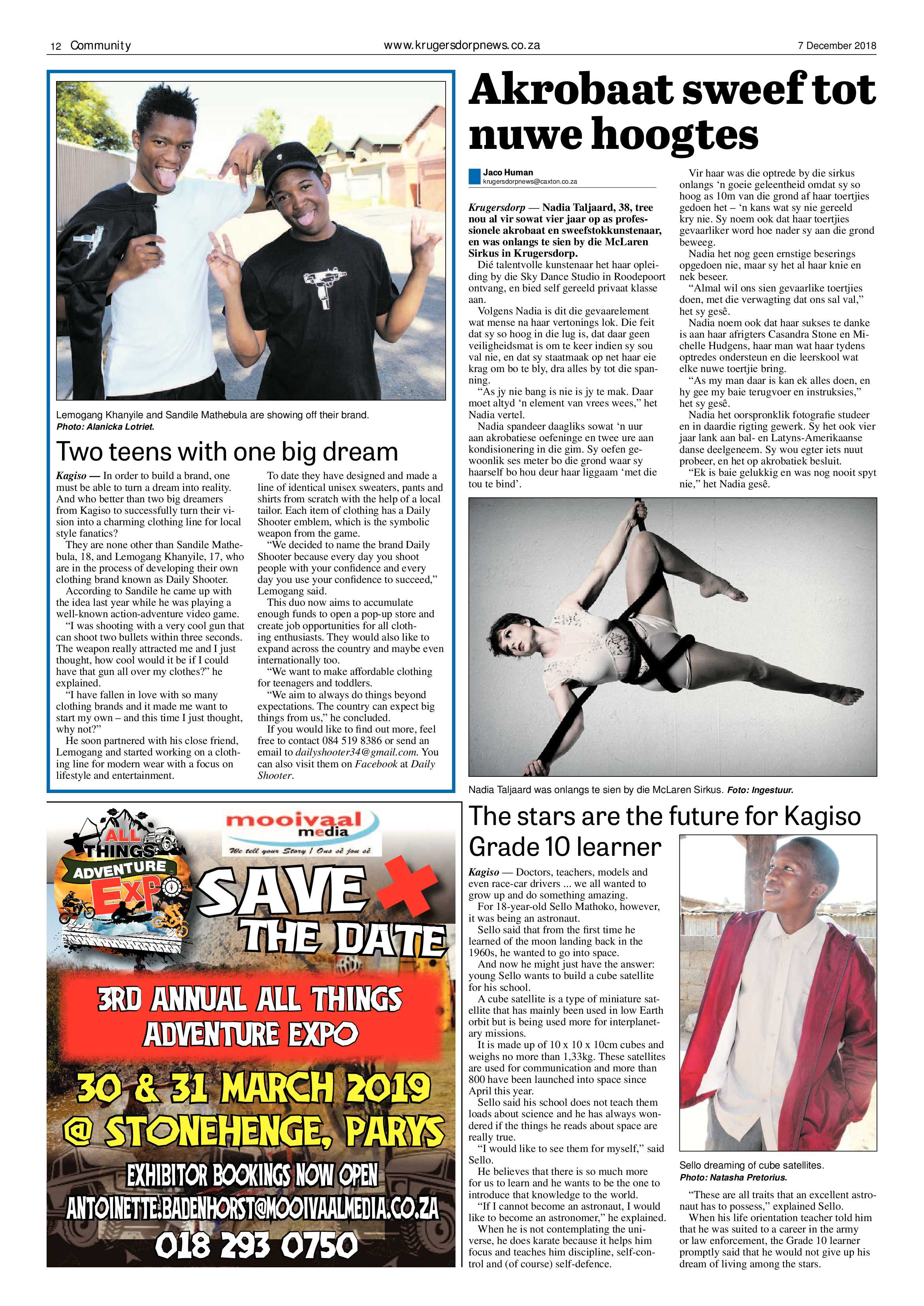 Krugersdorp News 7 December 2018 page 12